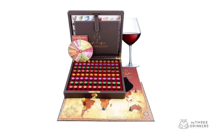 Master Wine Aroma Kit 88 Wine Aromas wine game & wine aroma wheel included