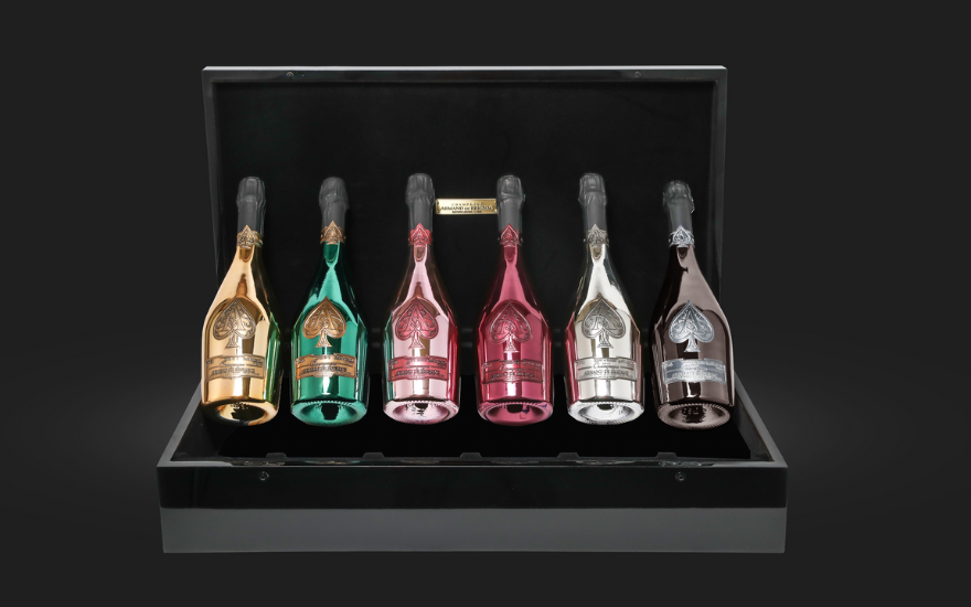 Armand de Brignac La Collection (6 x 75cl) - Diamond Champagnes