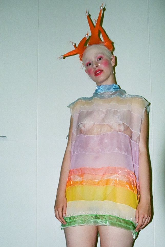 Danni Spooner London Queer Fashion Show V&A Livia Rita Designer Avantgarde artfashion Liviarita art Fashion new fashion swiss designer London Zurich artist