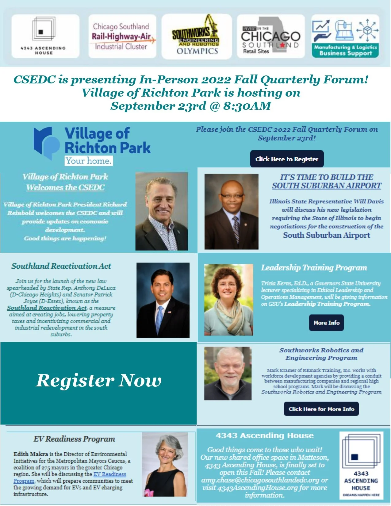 Quarterly Forums —