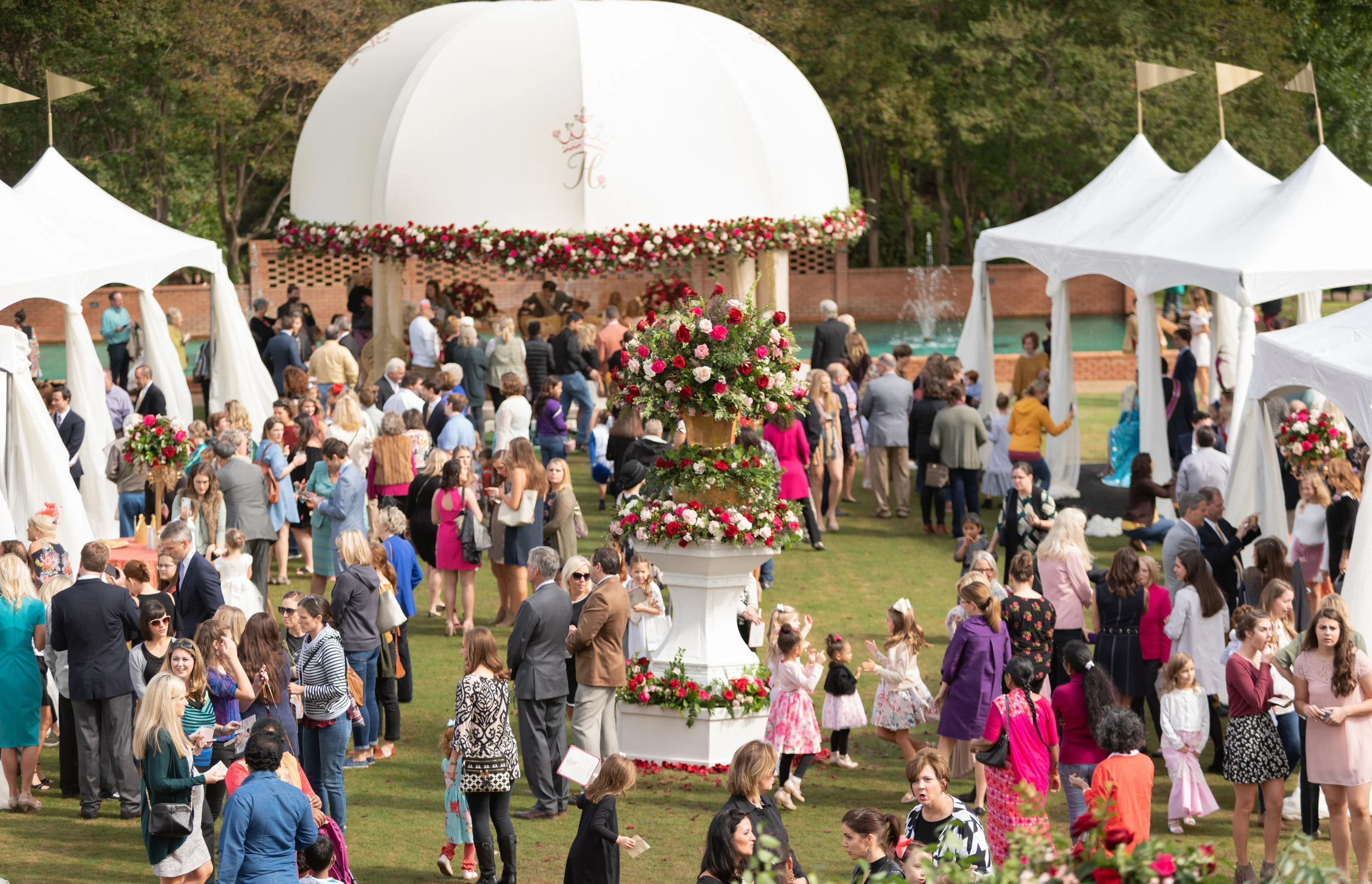2018 Queen's Tea at Tyler Rose Garden