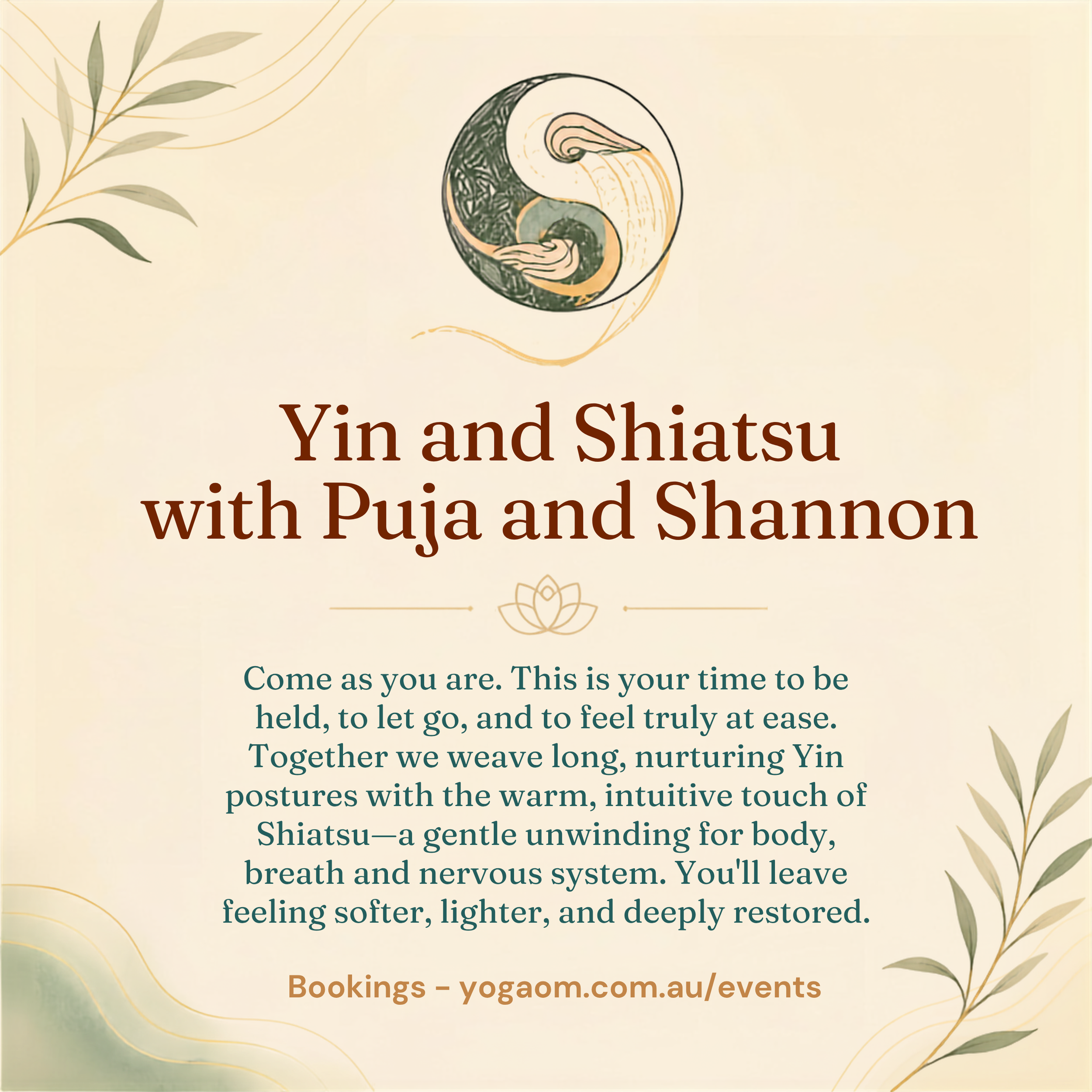 Yin and Shiatsu