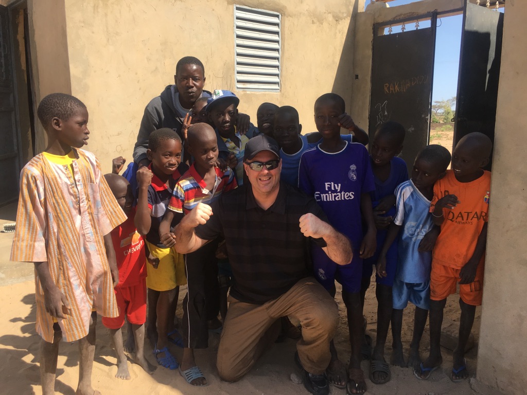 Pastor Brent and some of the kids from the village in Senegal!