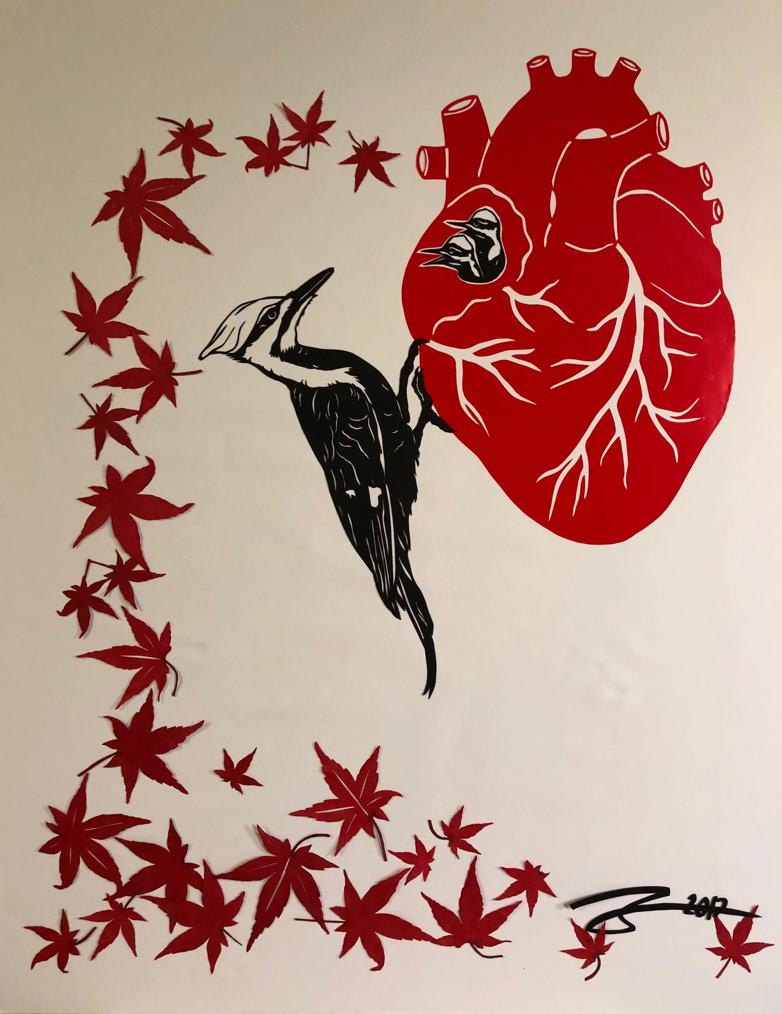Pileated Heart