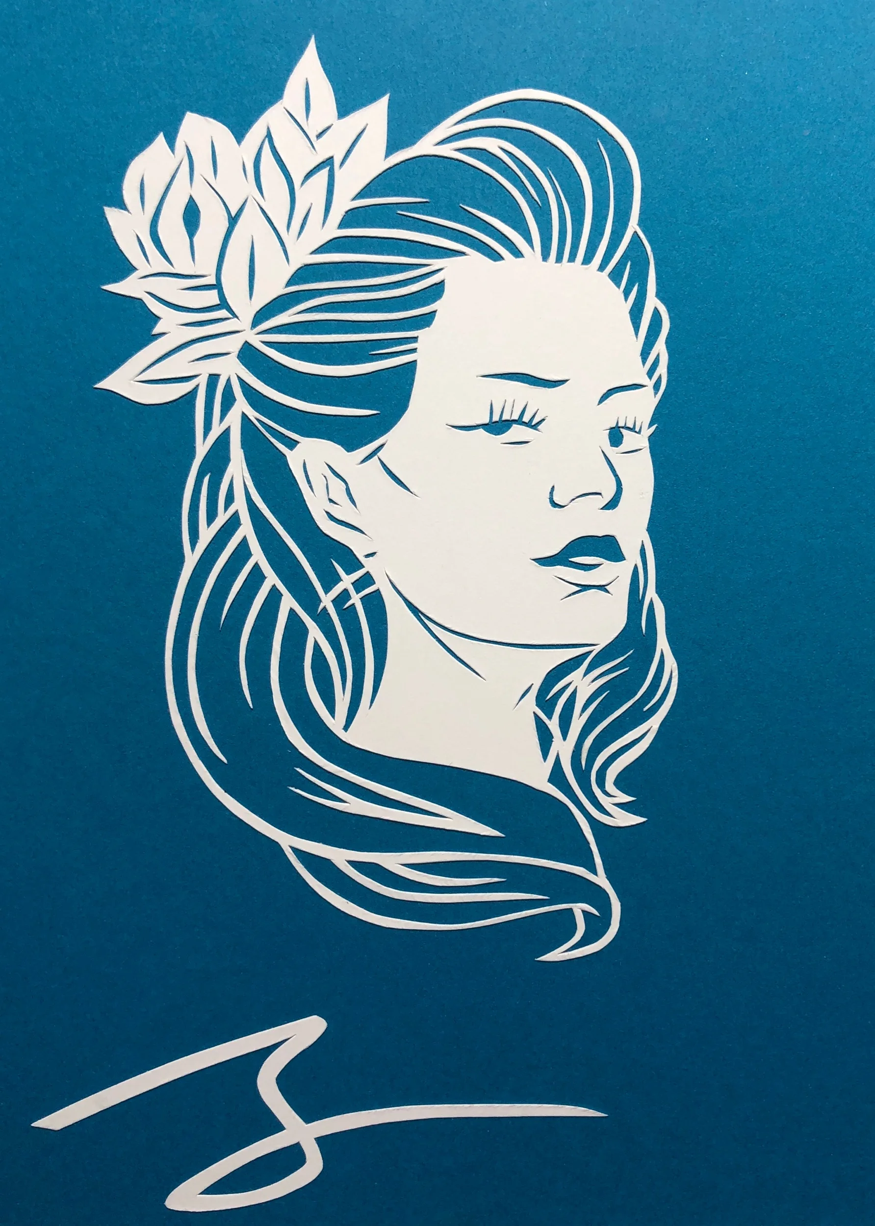 Tattoo Portrait (Flower)