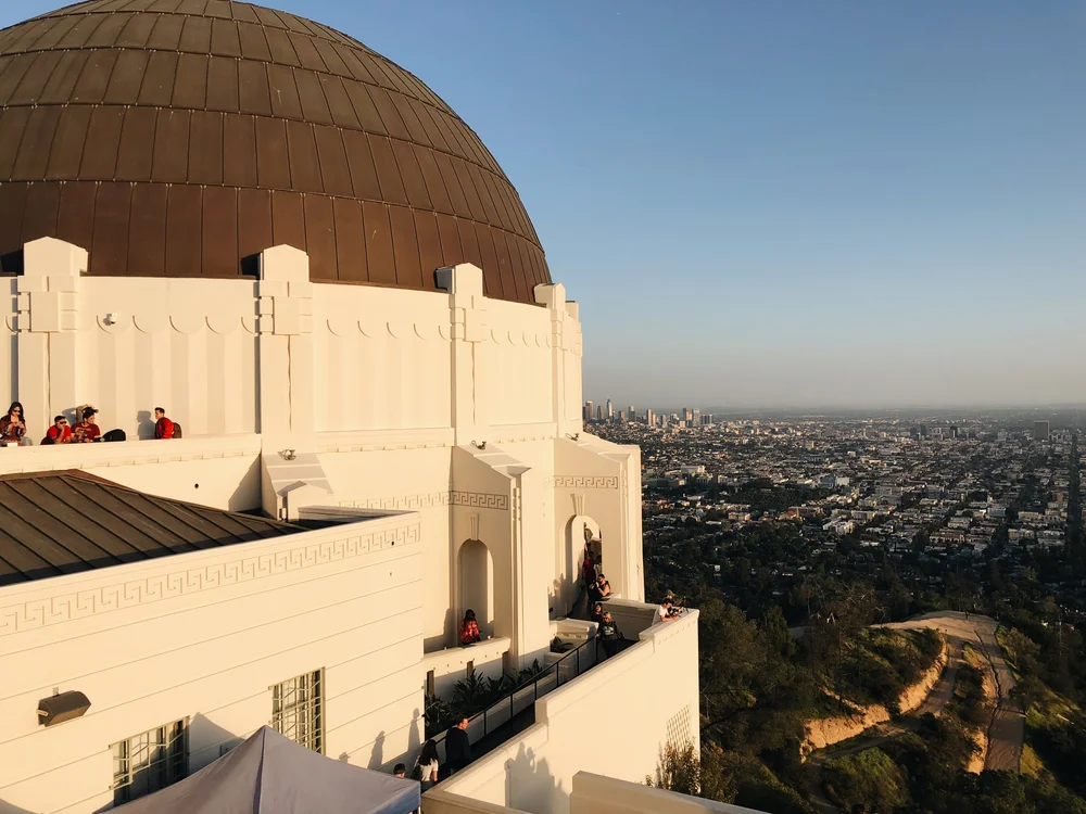  The terrace on the backside of the observatory has some of the best views of Los Angeles.&nbsp; 