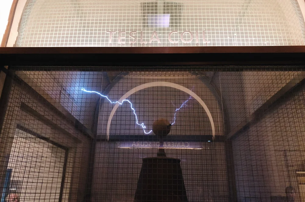  This Tesla coil has a demonstration every 60-90 minutes. That is...if the Museum attendant decides to show up on time.&nbsp; 