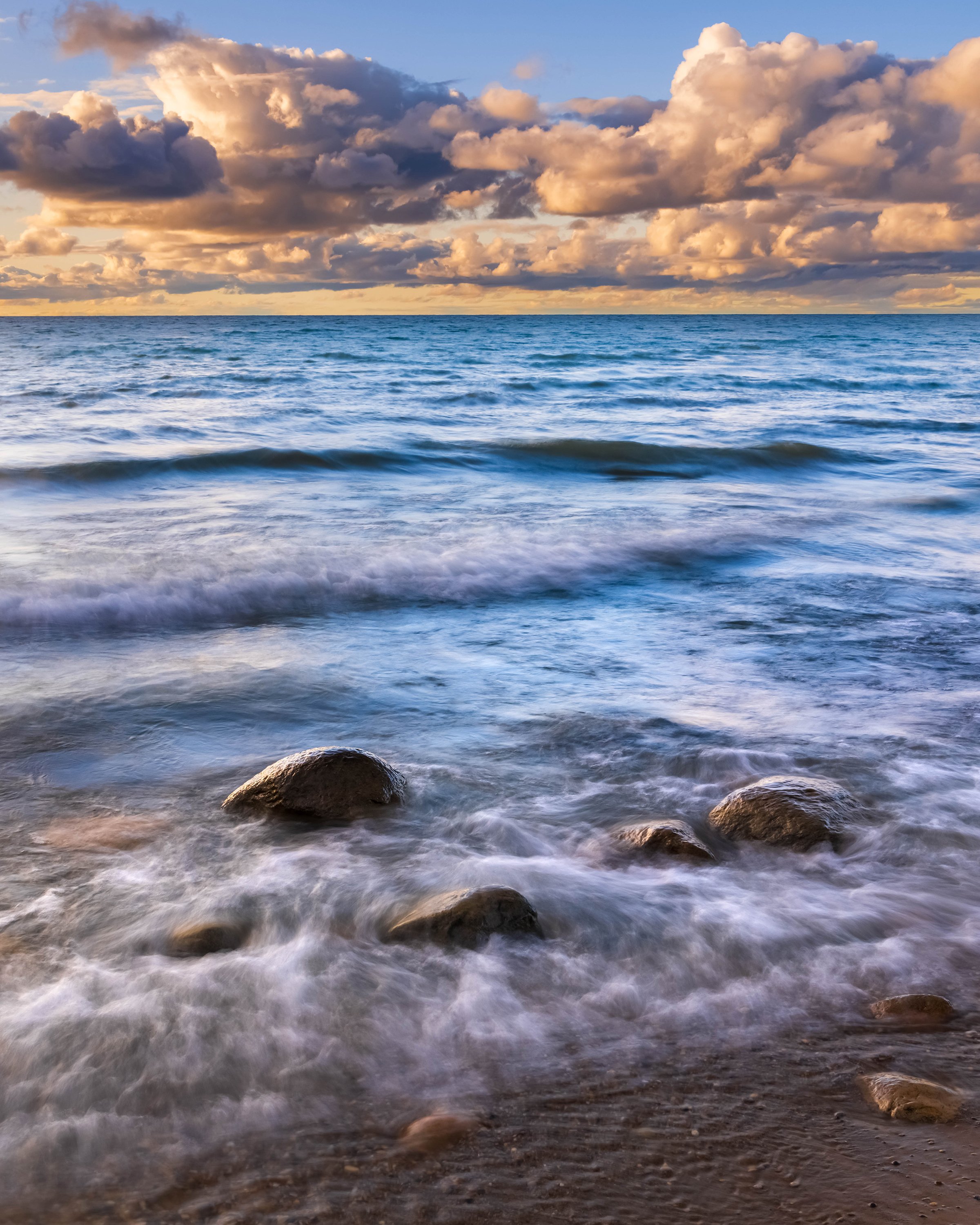  Late day light over Lake Michigan 