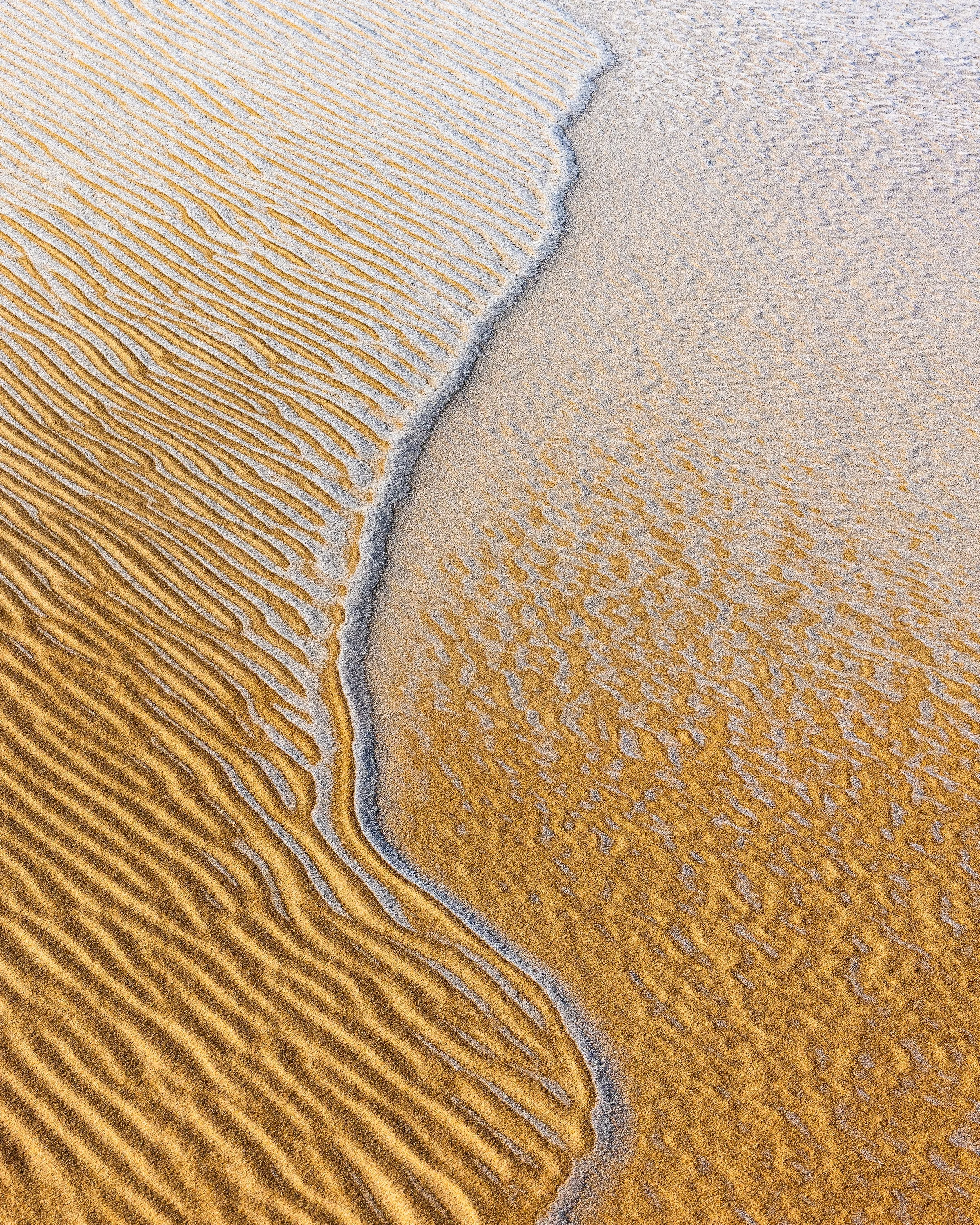  Patterns in the sand and frost 