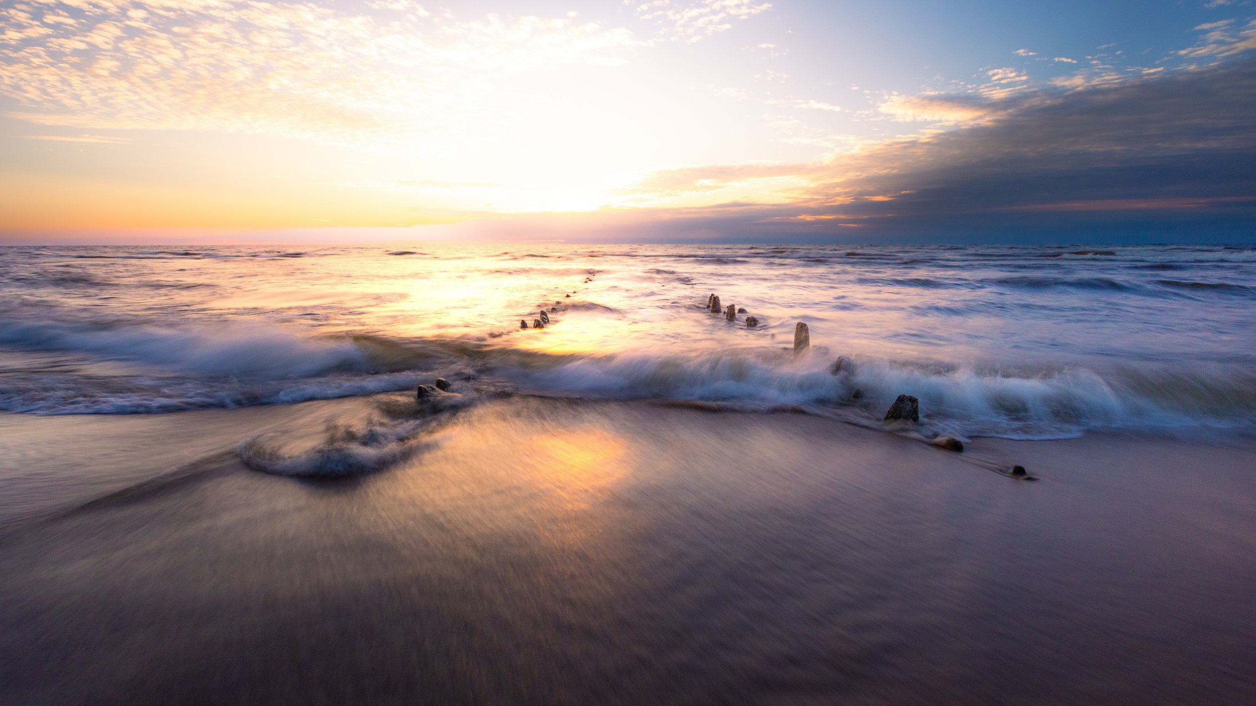 Sunset from Lake Michigan

