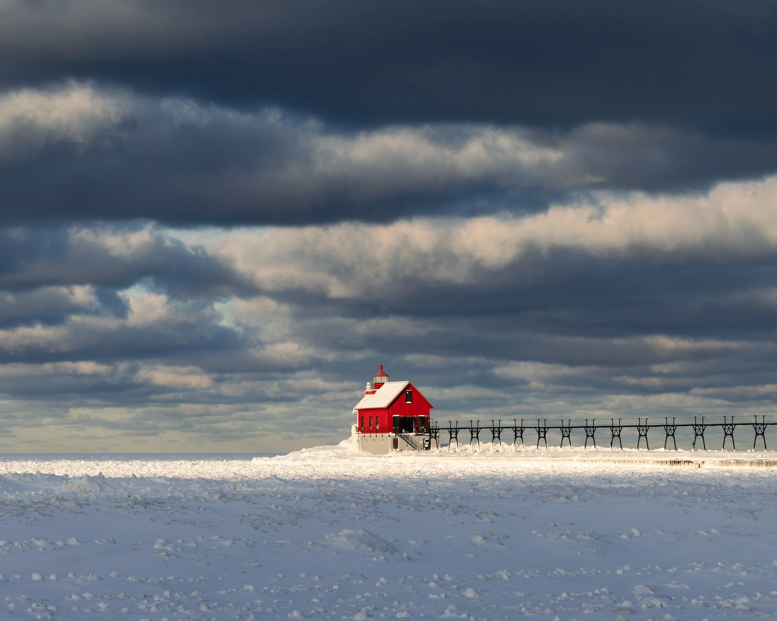 Sunlight on the Foghouse