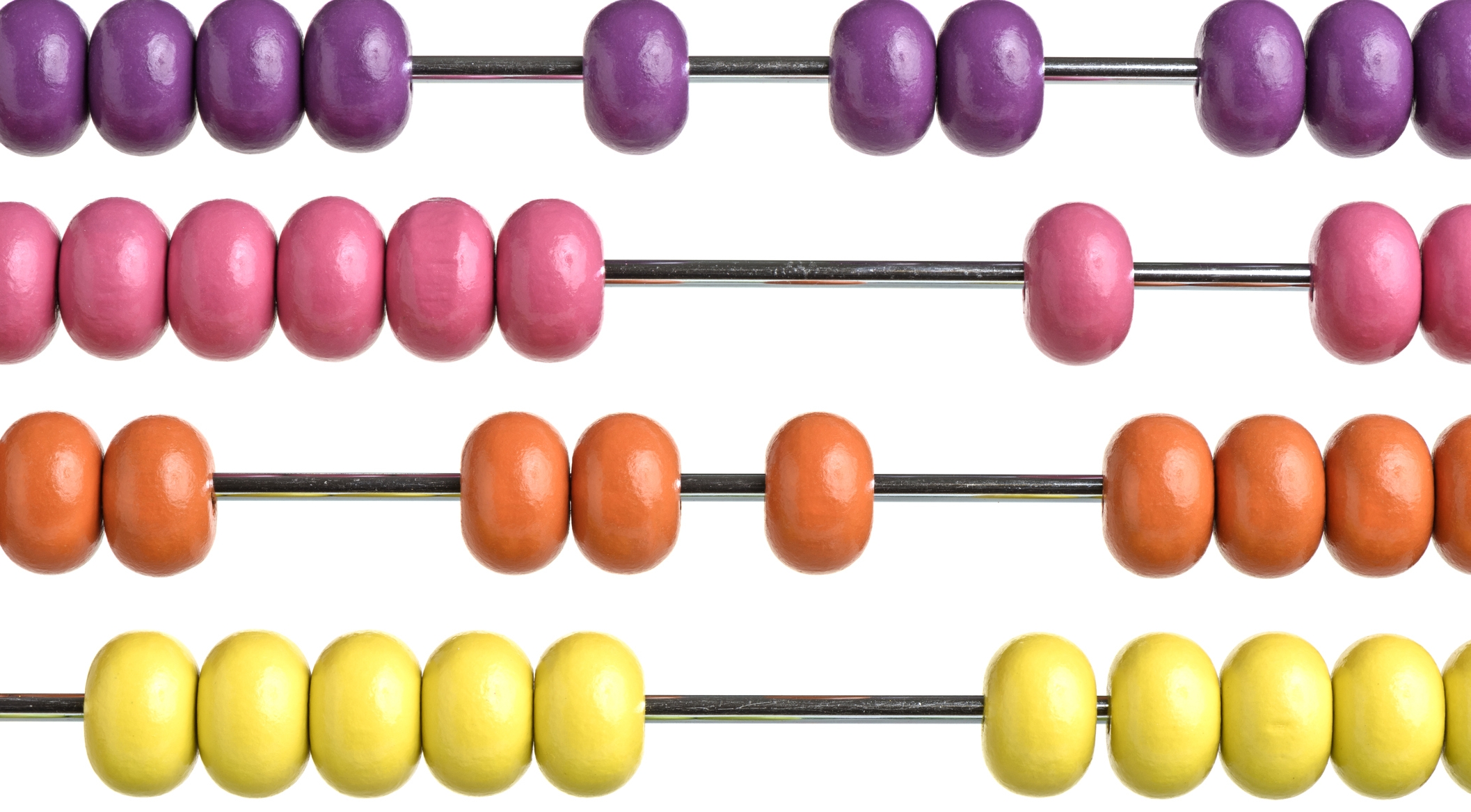 Image: An abacus with colorful beads. 