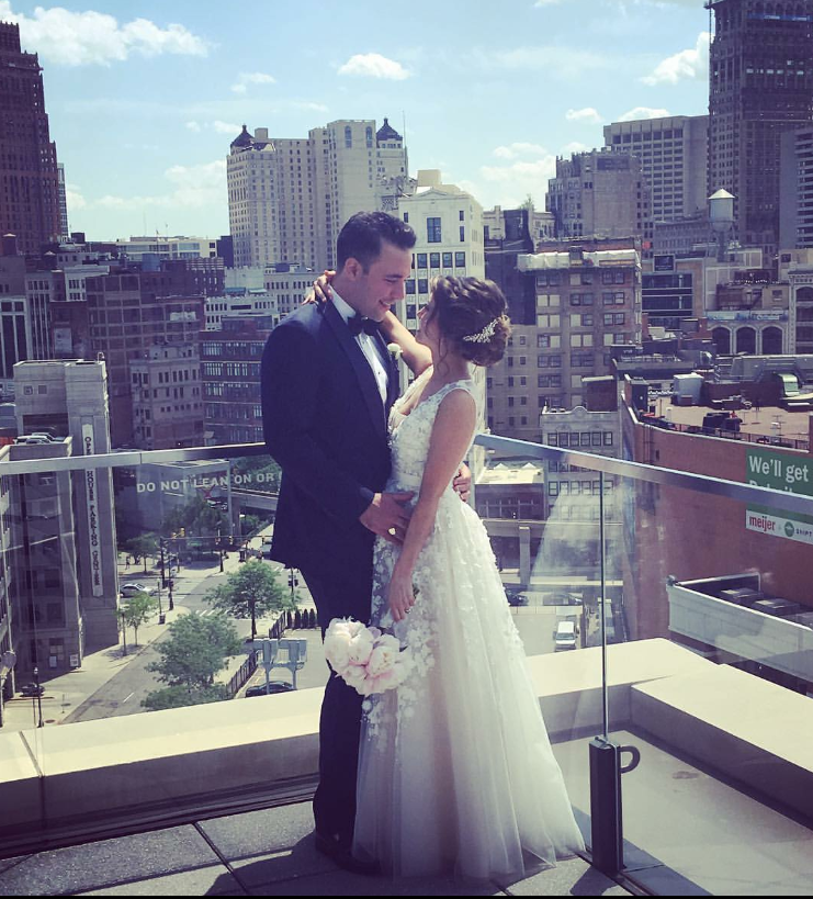 Rachel's wedding at The Detroit Athletic Club