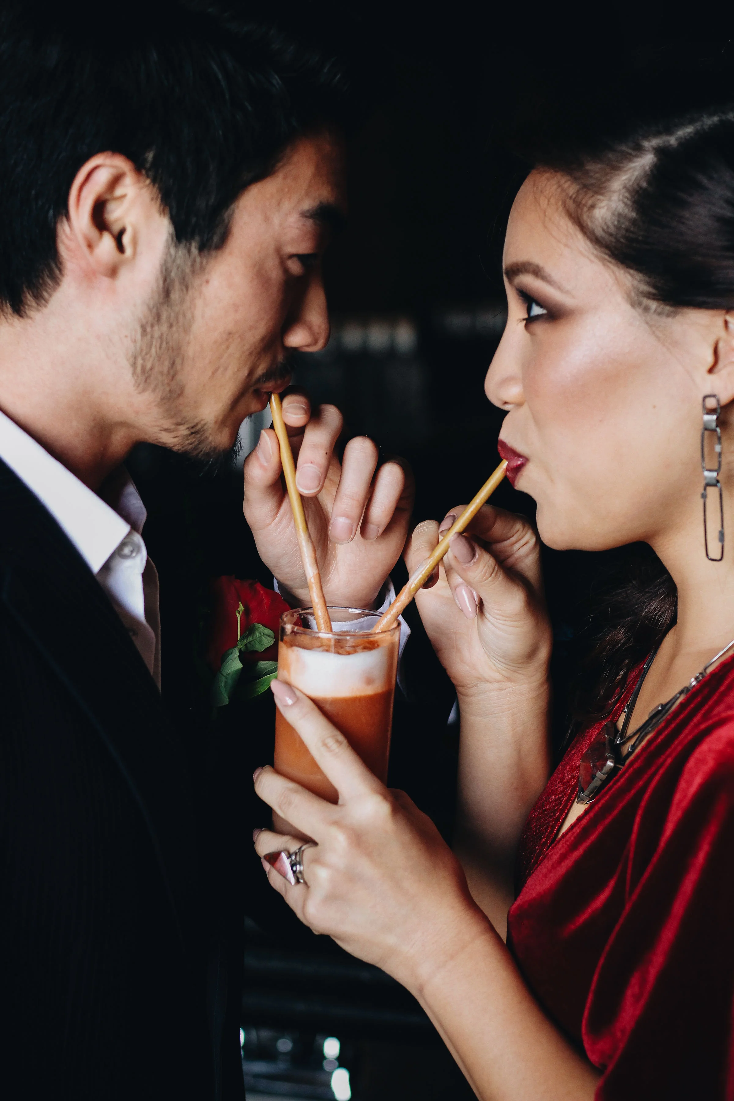 Dark Christmas Styled Shoot