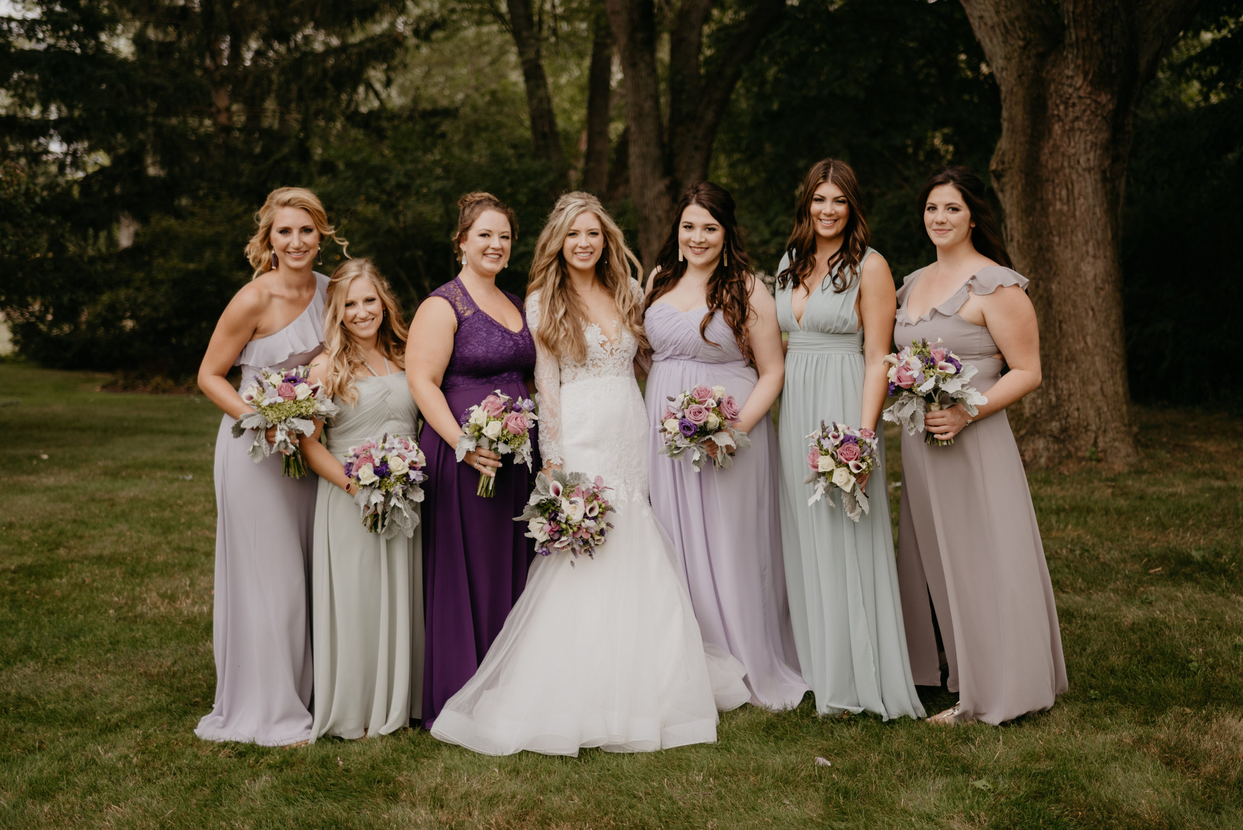 Dana and bridal party
