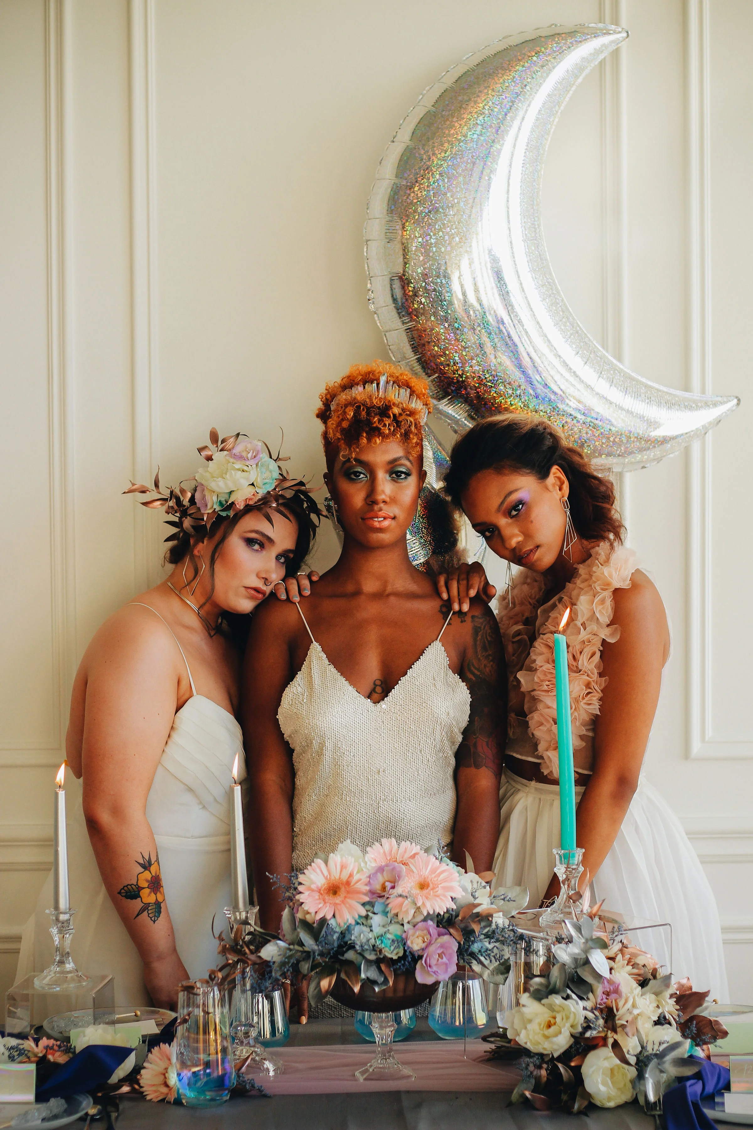 Holographic Bridal Styled Shoot