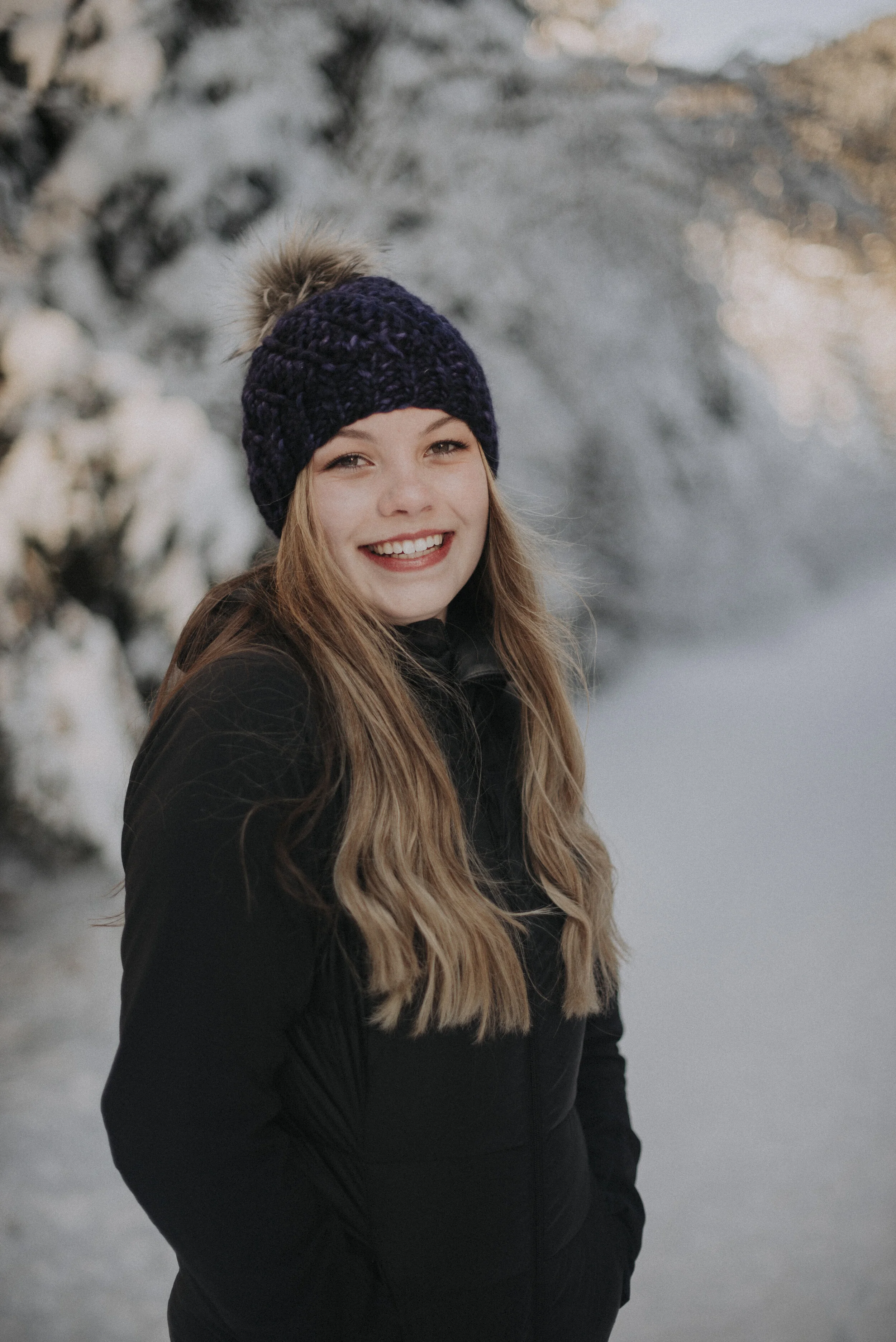 Jillian Senior Photos | Mendenhall Glacier | Juneau, AK 