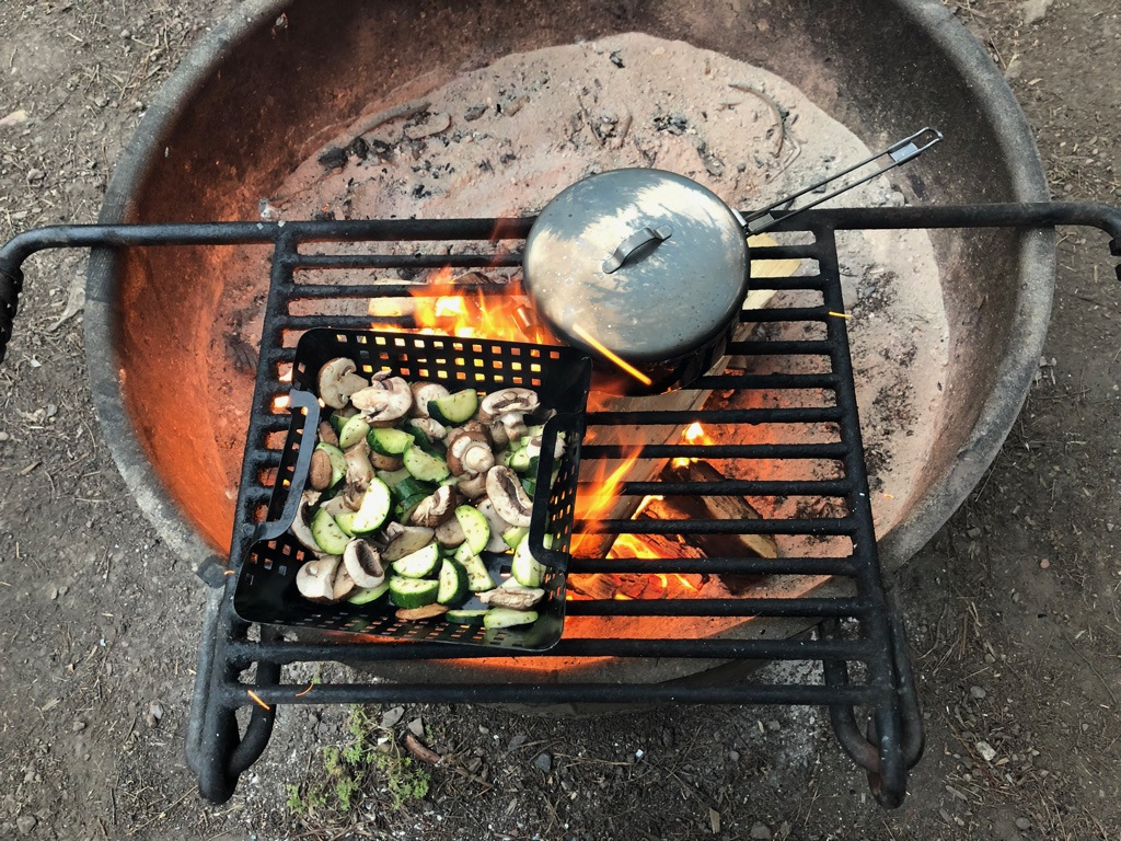 Nothing more satisfying than making a meal over the fire