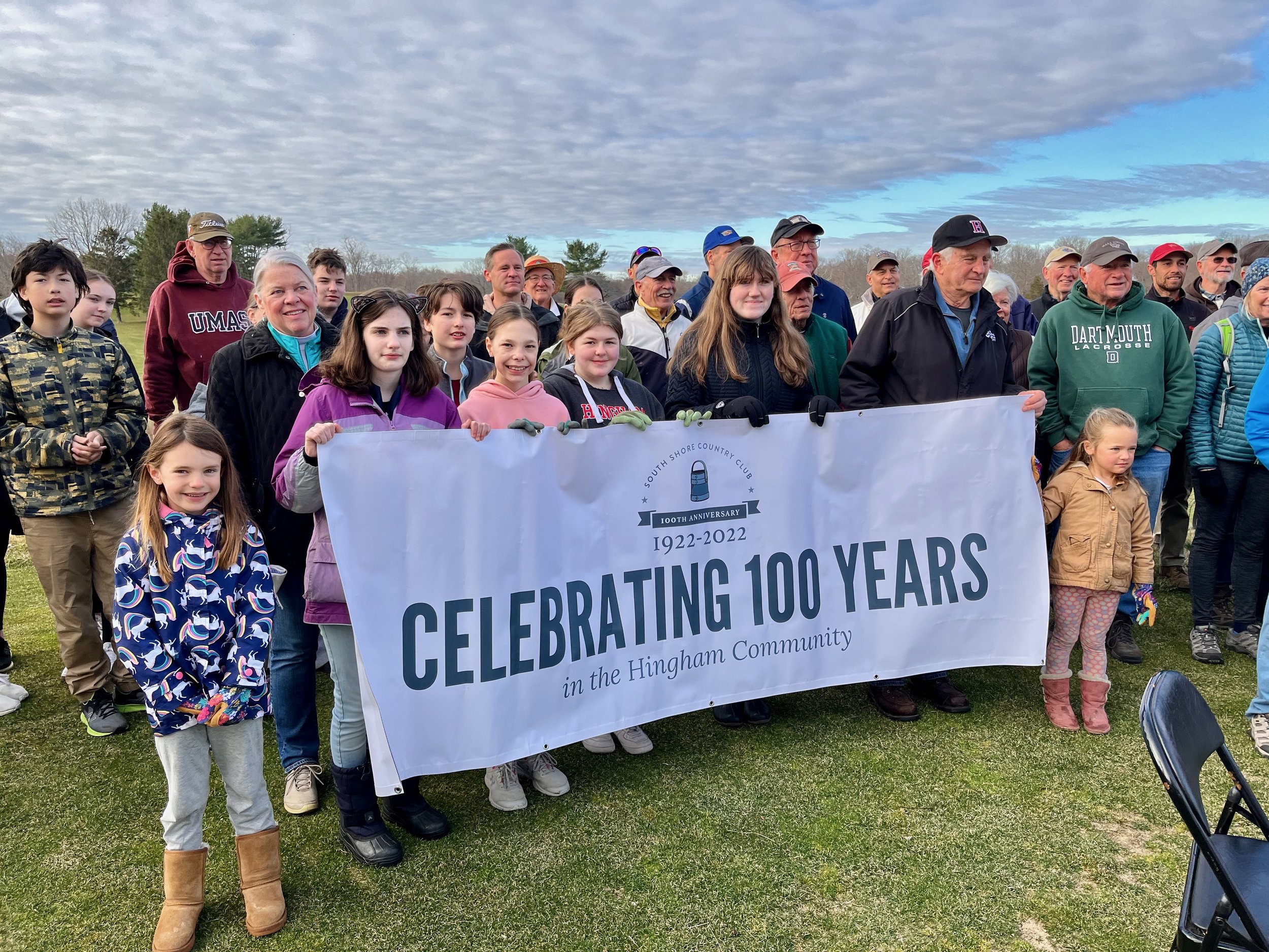 Close to 60 volunteers gathered to help get the SSCC ready for its 100th Season!
