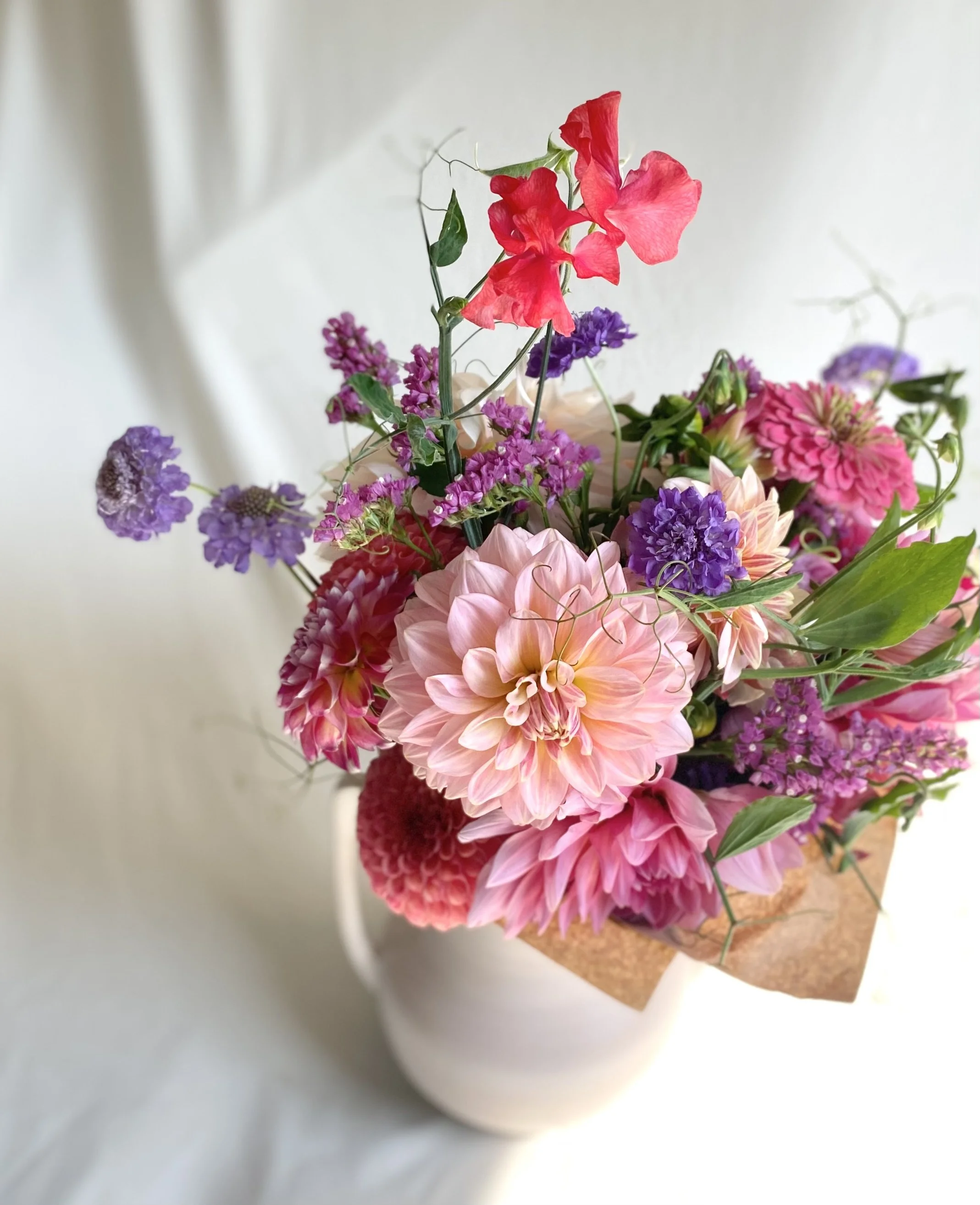 Lovely Wrapped Seasonal Mix Bouquet $45.00, 65.00 & 85.00