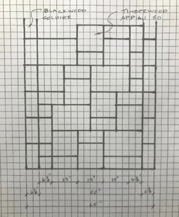 Having a walkway pattern layout prepped and ready for the crew is crucial. If properly planned and materials ordered to spec you can avoid cutting and having waste materials. 