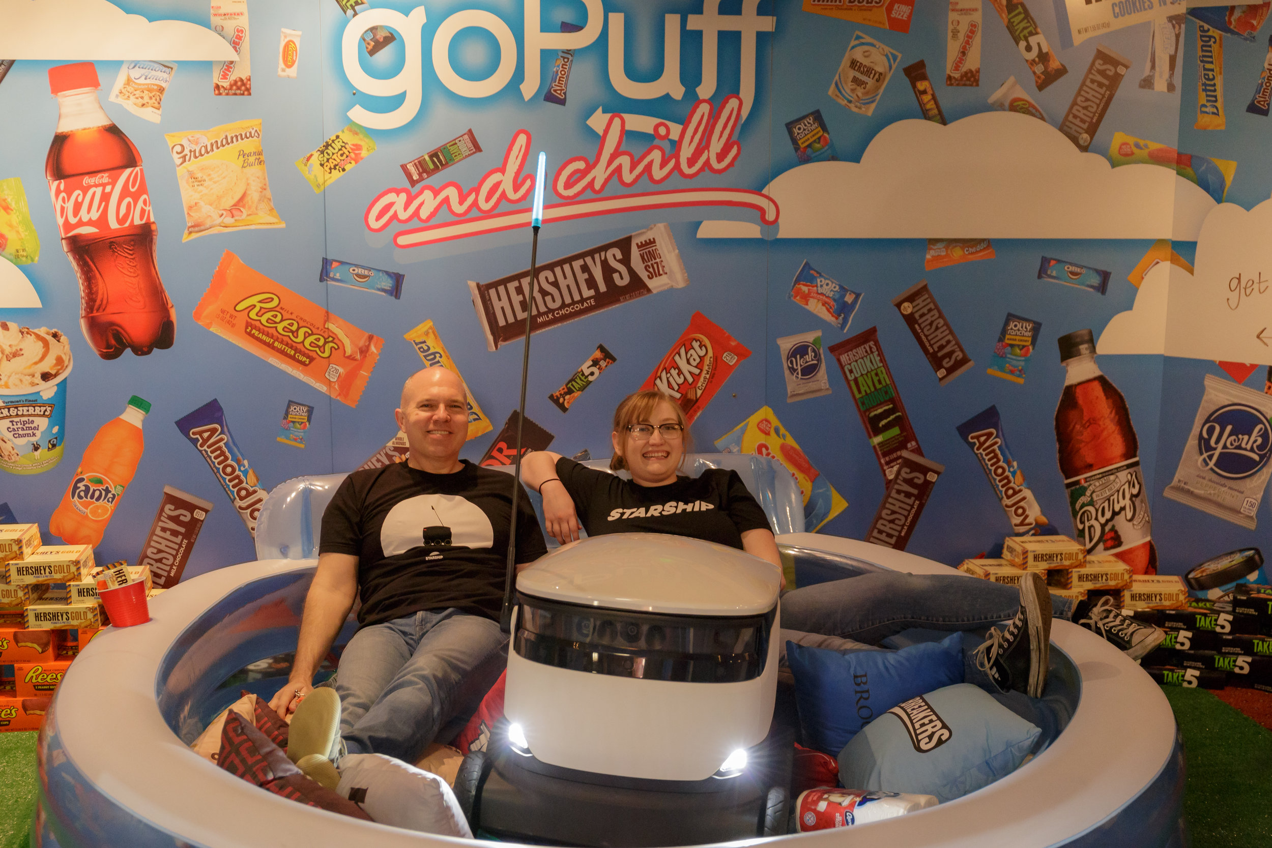 Starship gets into the Hershey goPuff Experience!