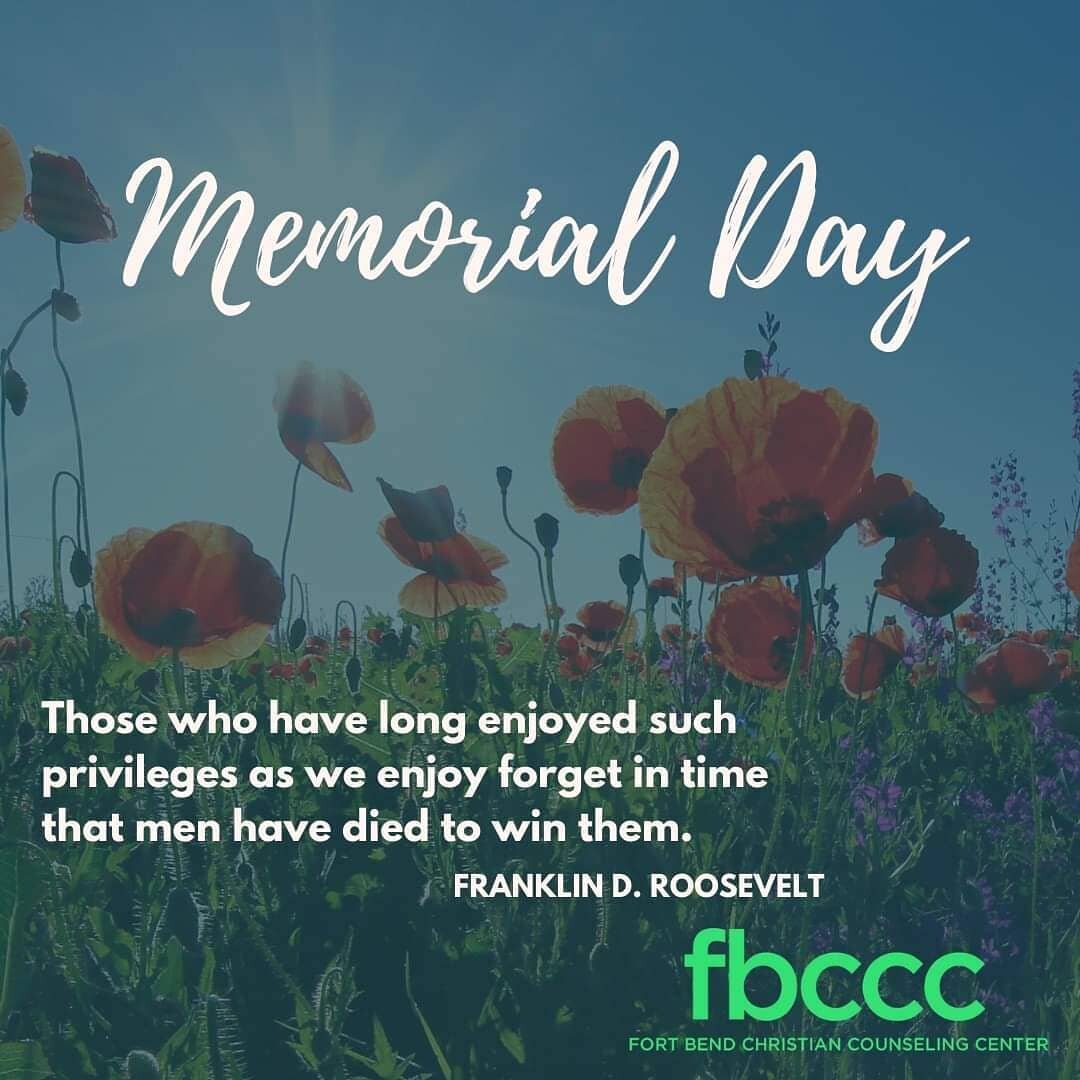 Take pause to reflect, remember, and honor those who sacrificed so much for the privileges we enjoy. 

#MemorialDay2021