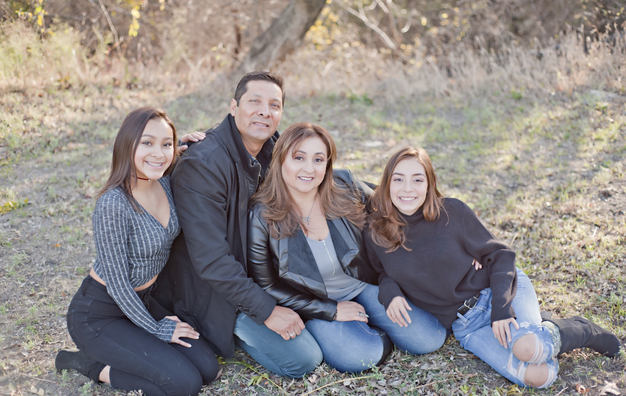 The Montalvo Family (from left) Melannie, Felipe, Rocio and Debbie.