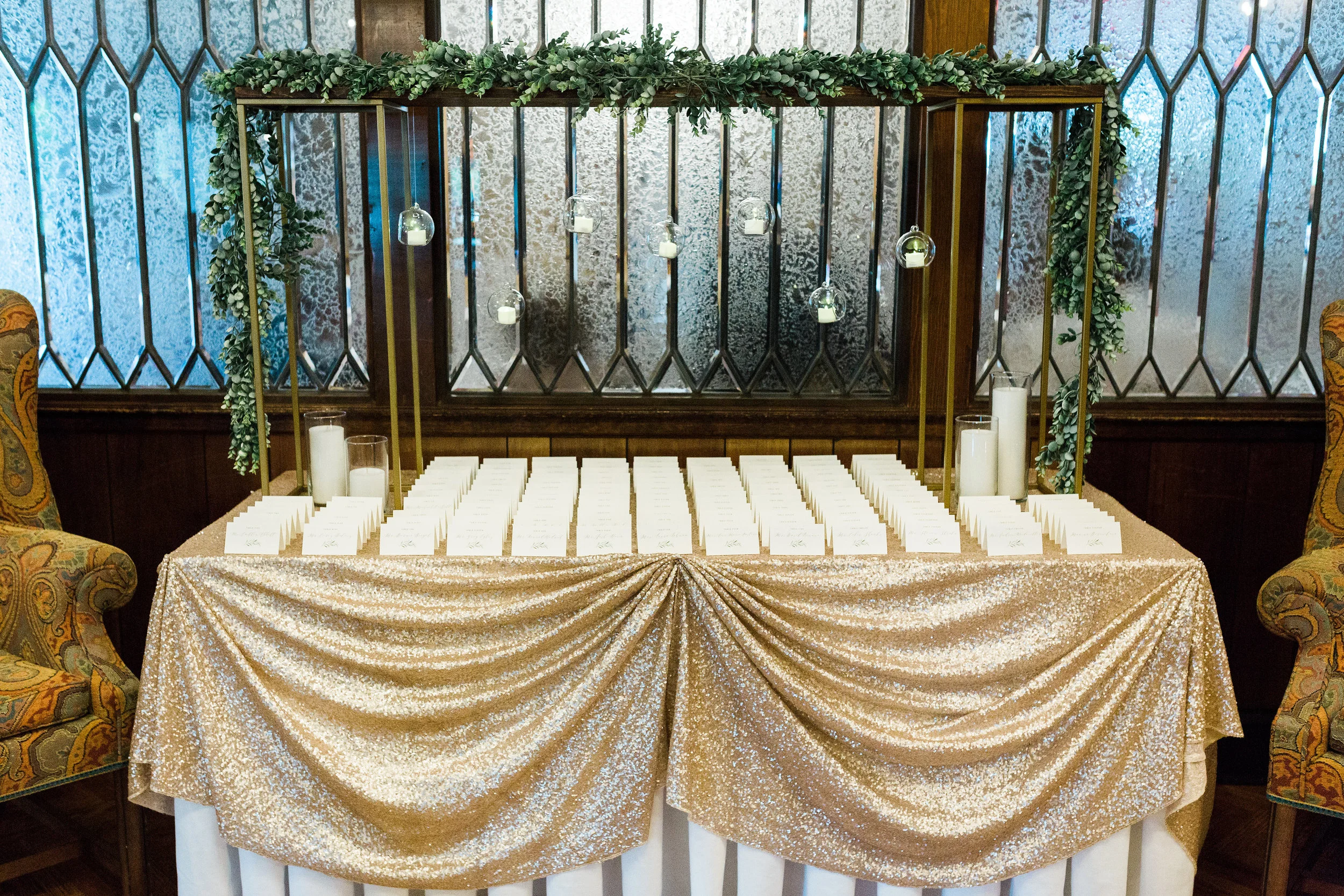Table Top Escort Card Display