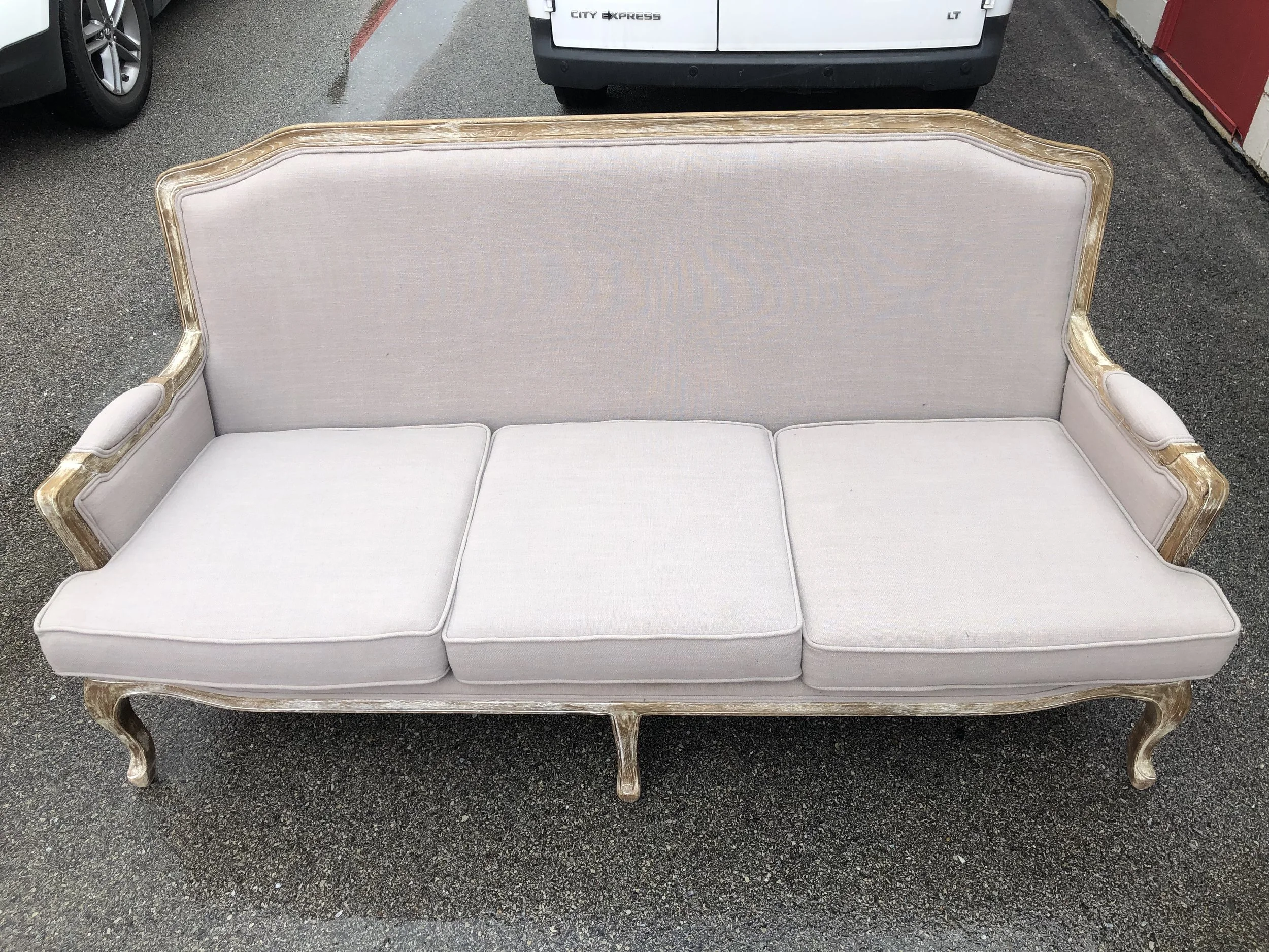 Vintage Gray Sofa