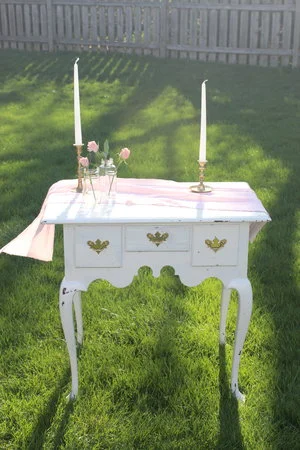 White Table - great for welcome table