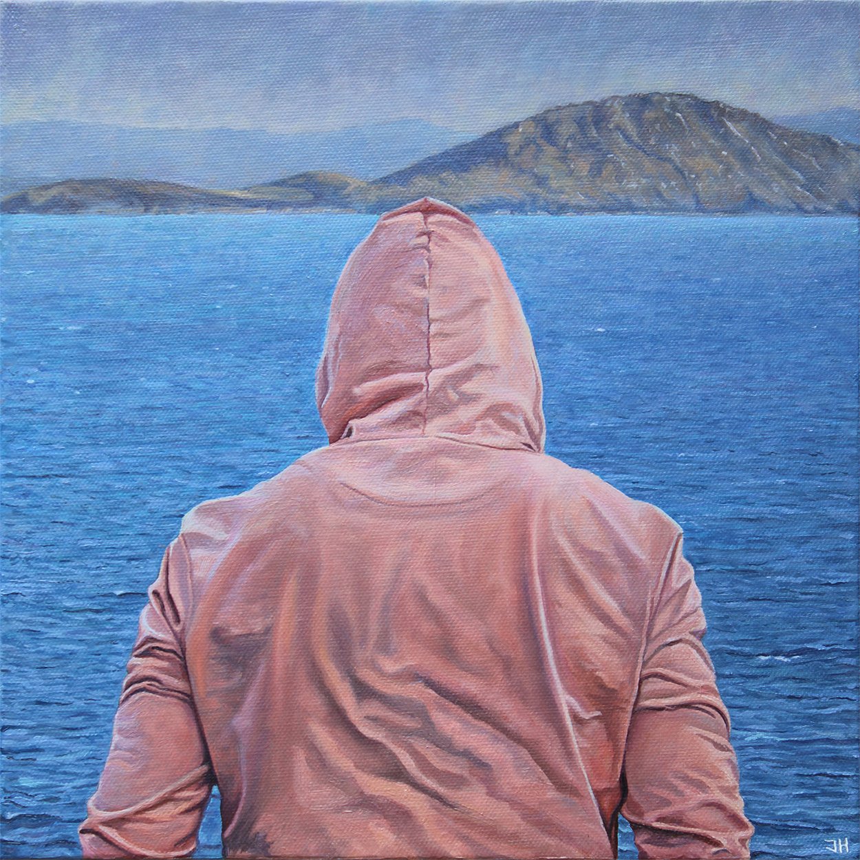  'Deenish', Oil on Canvas, 30 x 30cm, 2021 