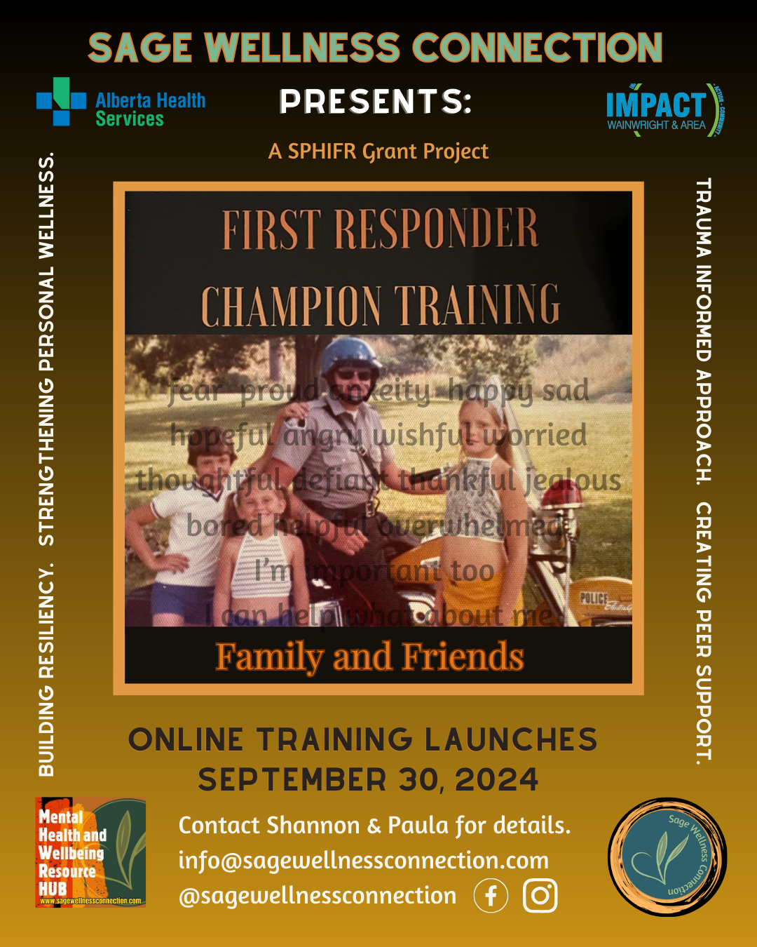 Beyond the Badge: Strengthening Mental Health Support for First Responders and Their Families in Rural Alberta