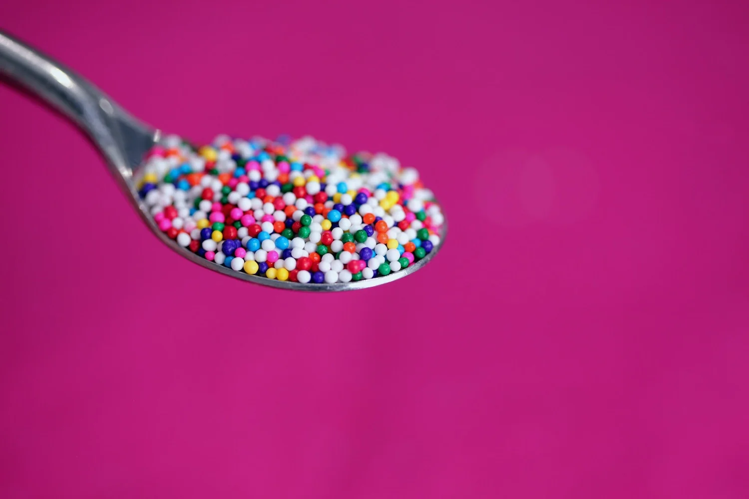 Lee found that bright colors, round shapes (and sprinkles) all have the ability to create moments of joy. Photo by Sharon McCutcheon on Unsplash