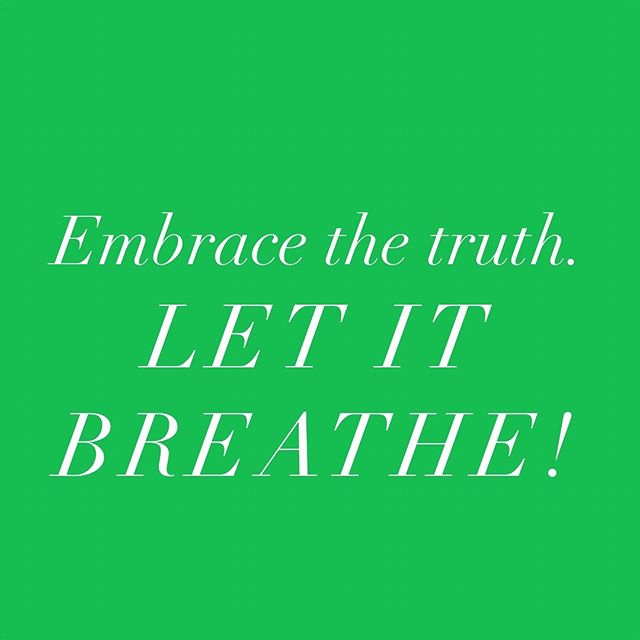 When we keep a tight grip on what is true because we&rsquo;re afraid of it being known, we carry that tension inside. If we can learn to embrace what is true, the tension melts away. There&rsquo;s relief in acceptance. ⠀
.⠀
.⠀
.⠀
.⠀
#releasethetensio