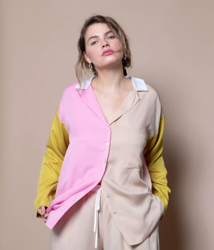 The Lounge Shirt – Pink Mix