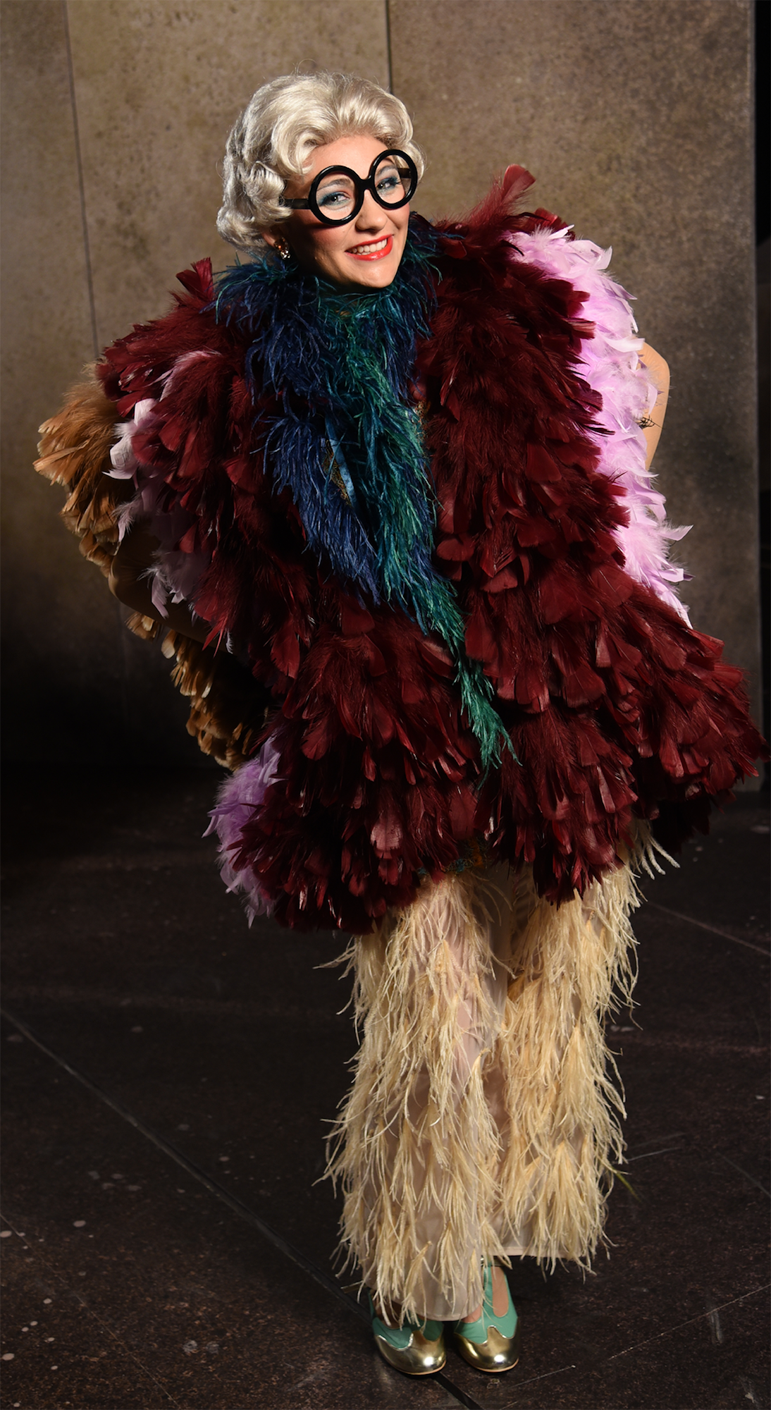 The Magic Flute by Wolfgang Amadeus Mozart. Designed by Caitlin Graham for the Butler School of Music, University of Texas at Austin in April 2017  Papagena performed by Lauren Gusman.  Wig by Allison Lowery  Photograph by Caitlin Graham 