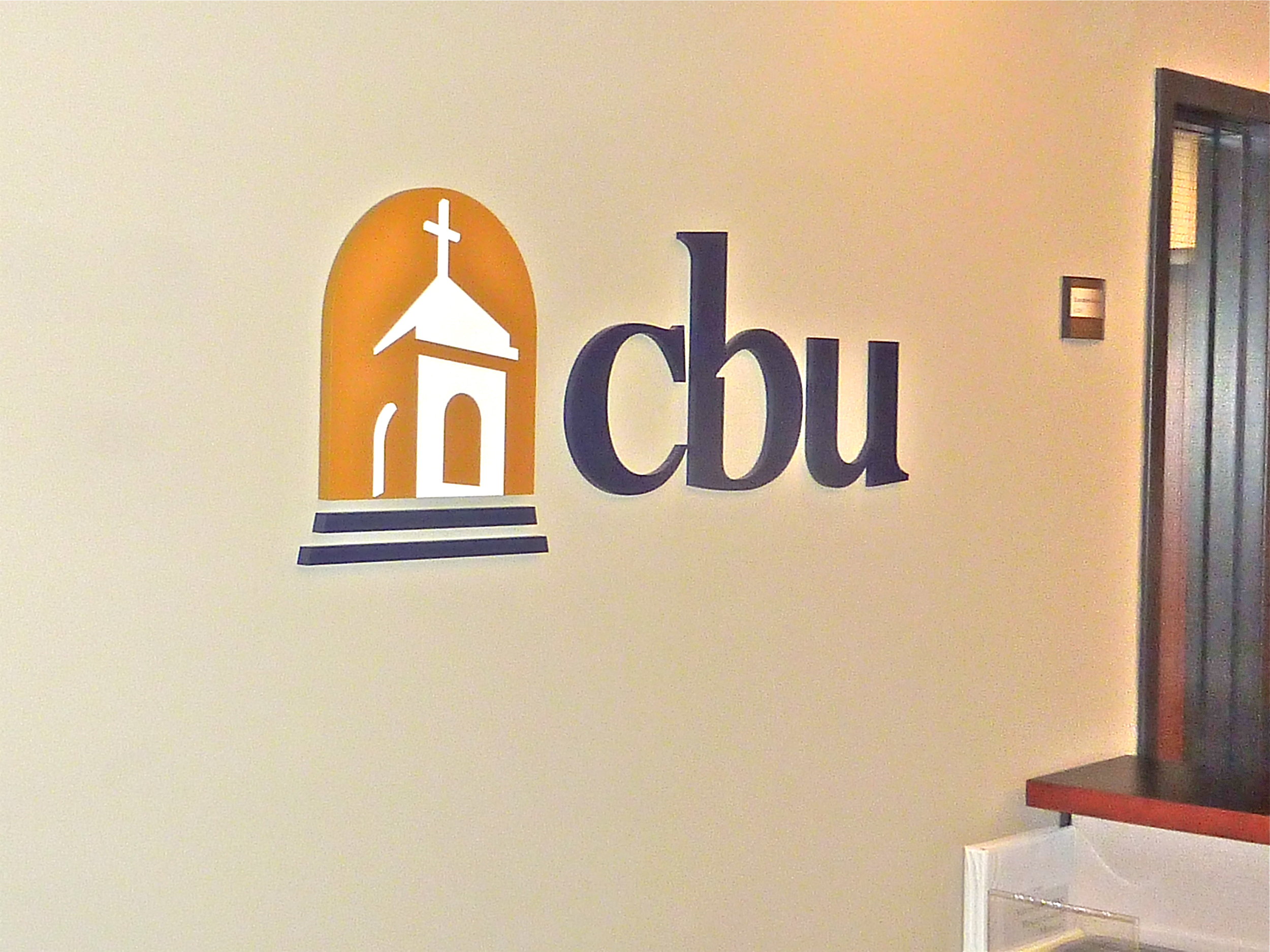 California Baptist University dimensional reception logo