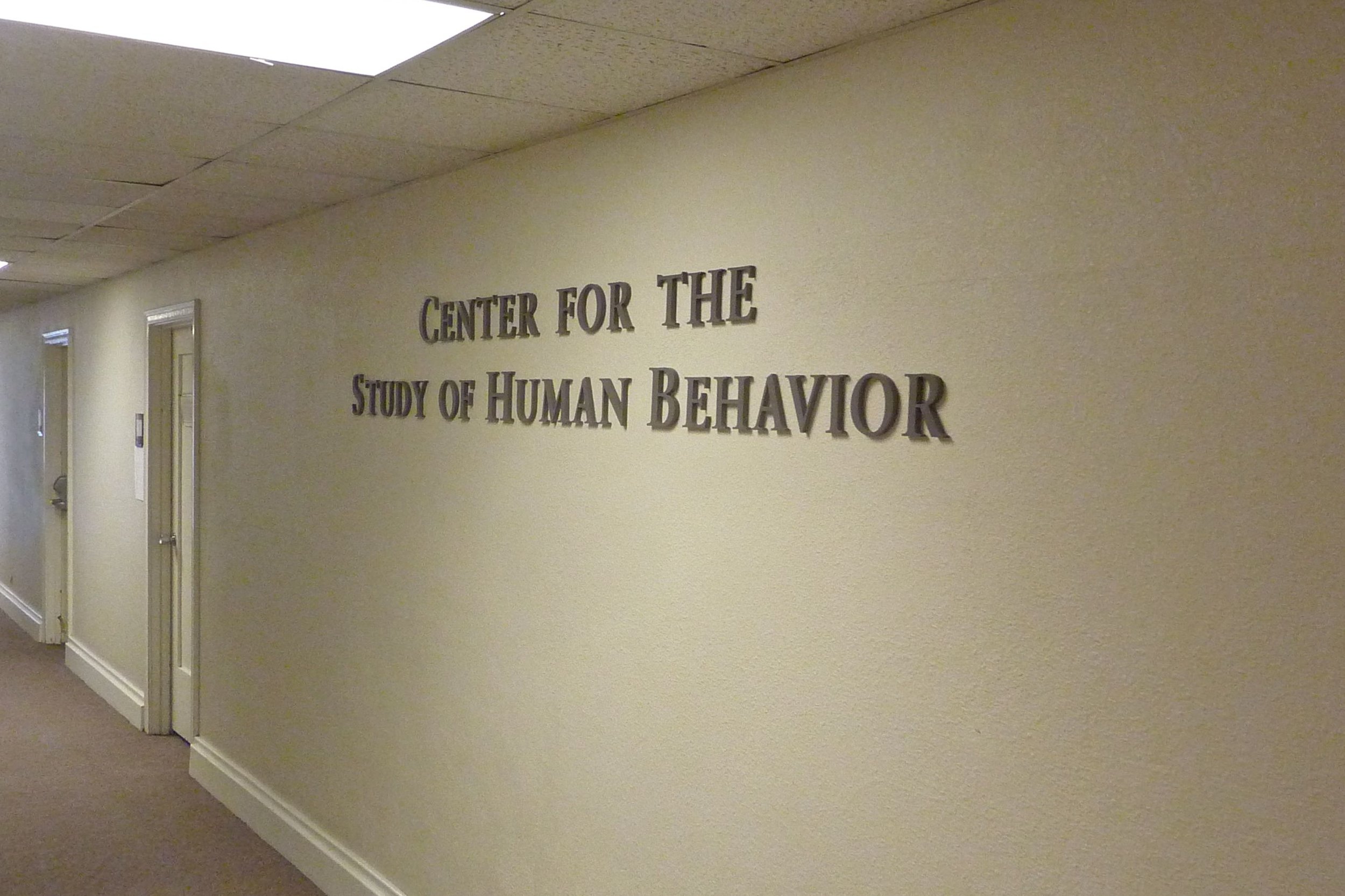 California Baptist University dimensional office sign