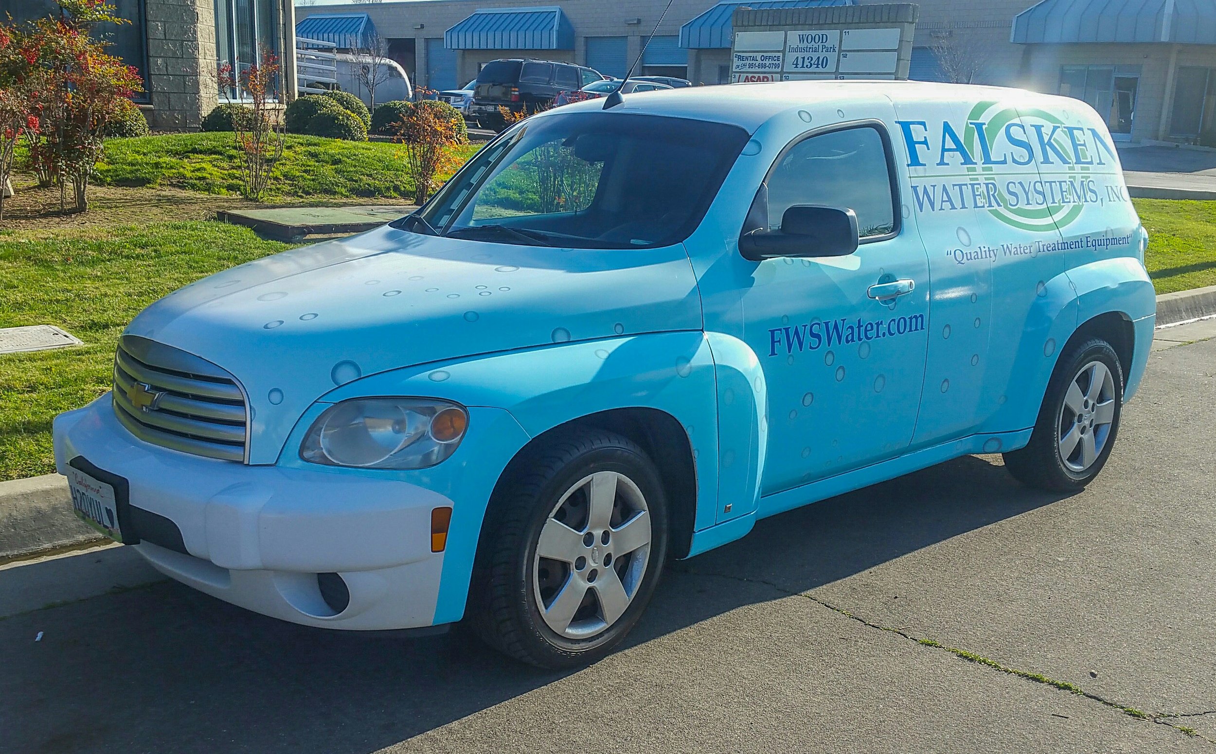 Custom digitally printed car wrap