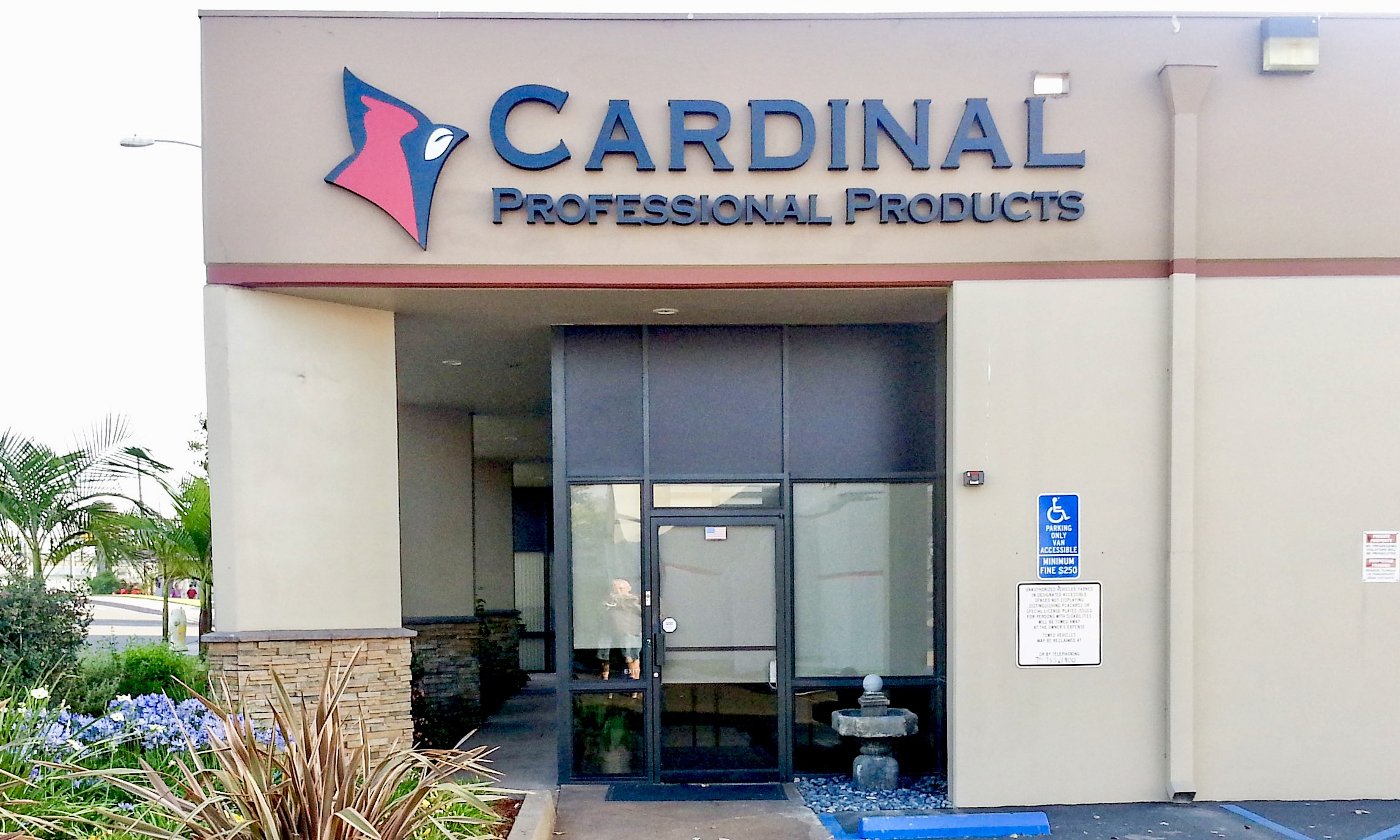 Cardinal Professional Products dimensional letters and logo sign