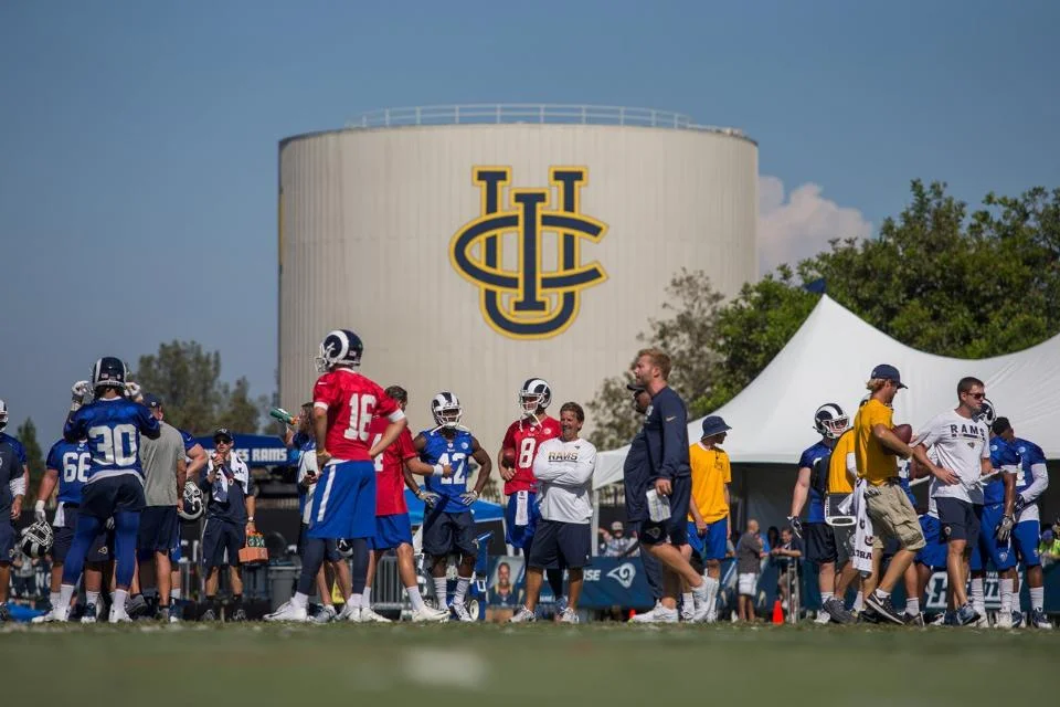 UC IRVINE HAND PAINTED TANK GRAPHIC RAMS CAMP 2017