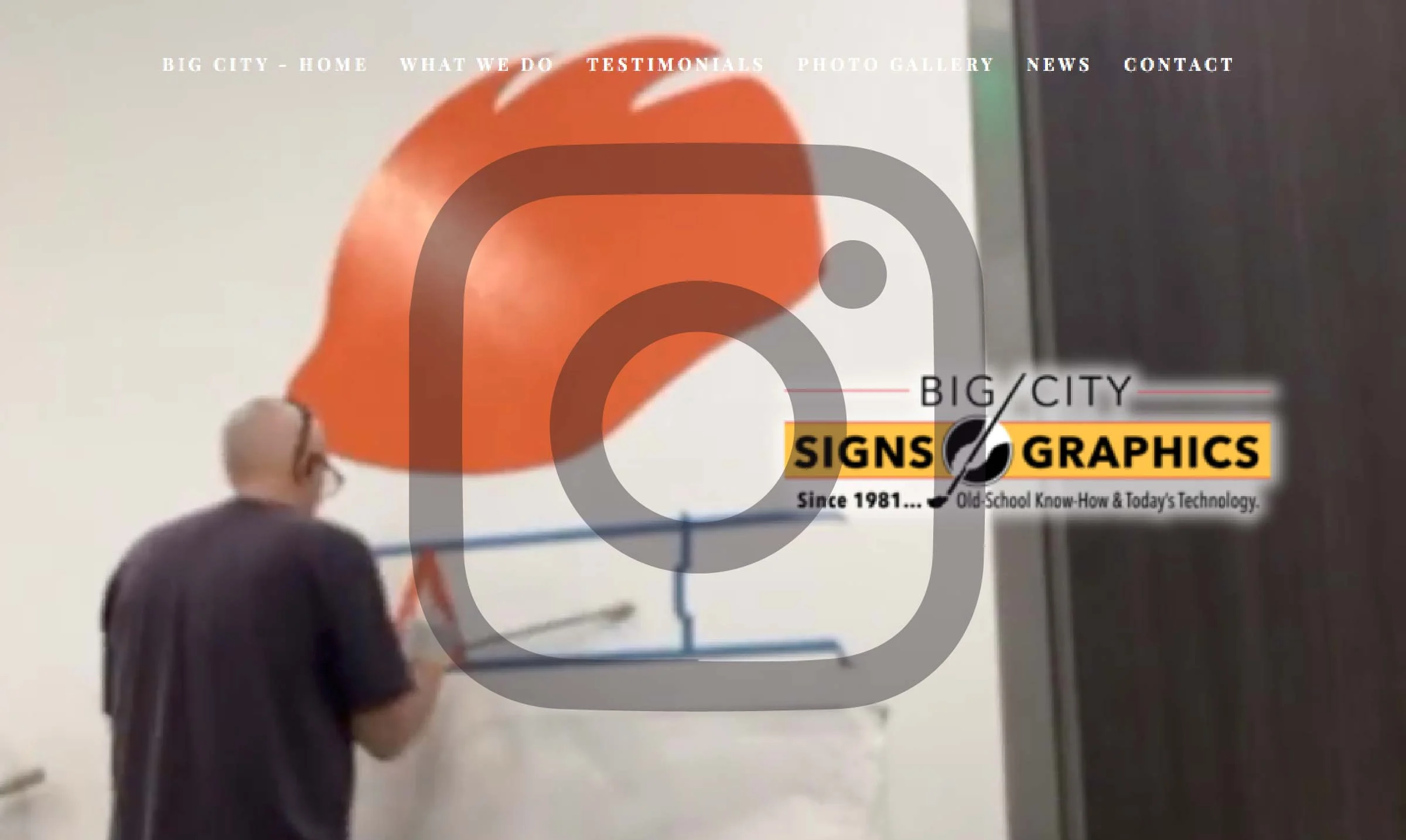 Big City Signs | Graphics dragged kicking and screaming into this century…