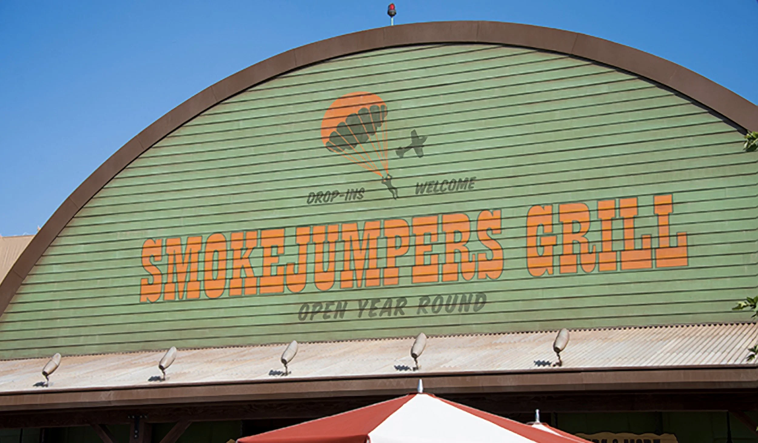 Jumping into Smokejumpers Grill - step-by-step progress of these hand painted graphics