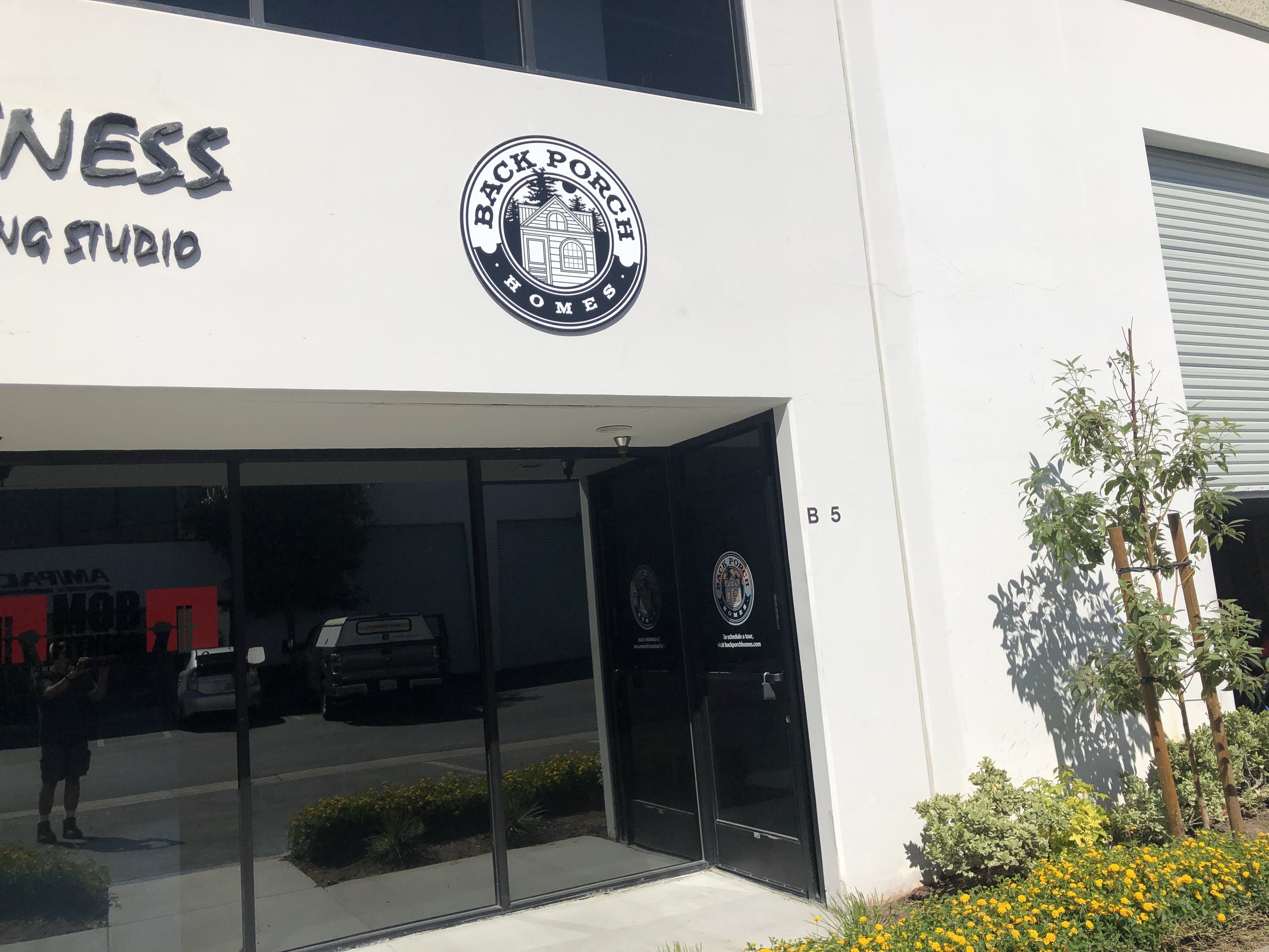 Recent work - dimensional logo and entry door graphics…