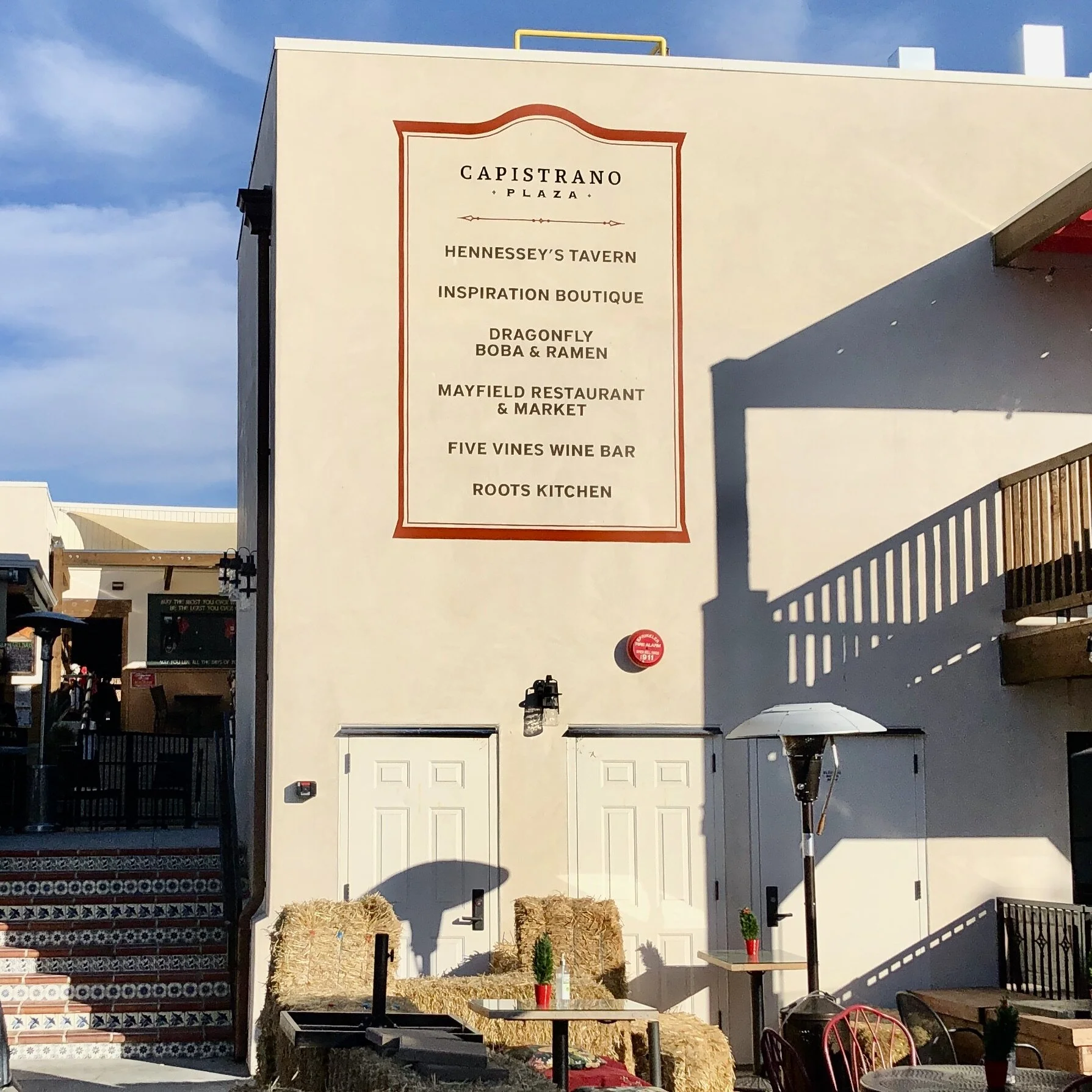 Recent work - hand painted wall graphics in San Juan Capistrano, Orange County CA