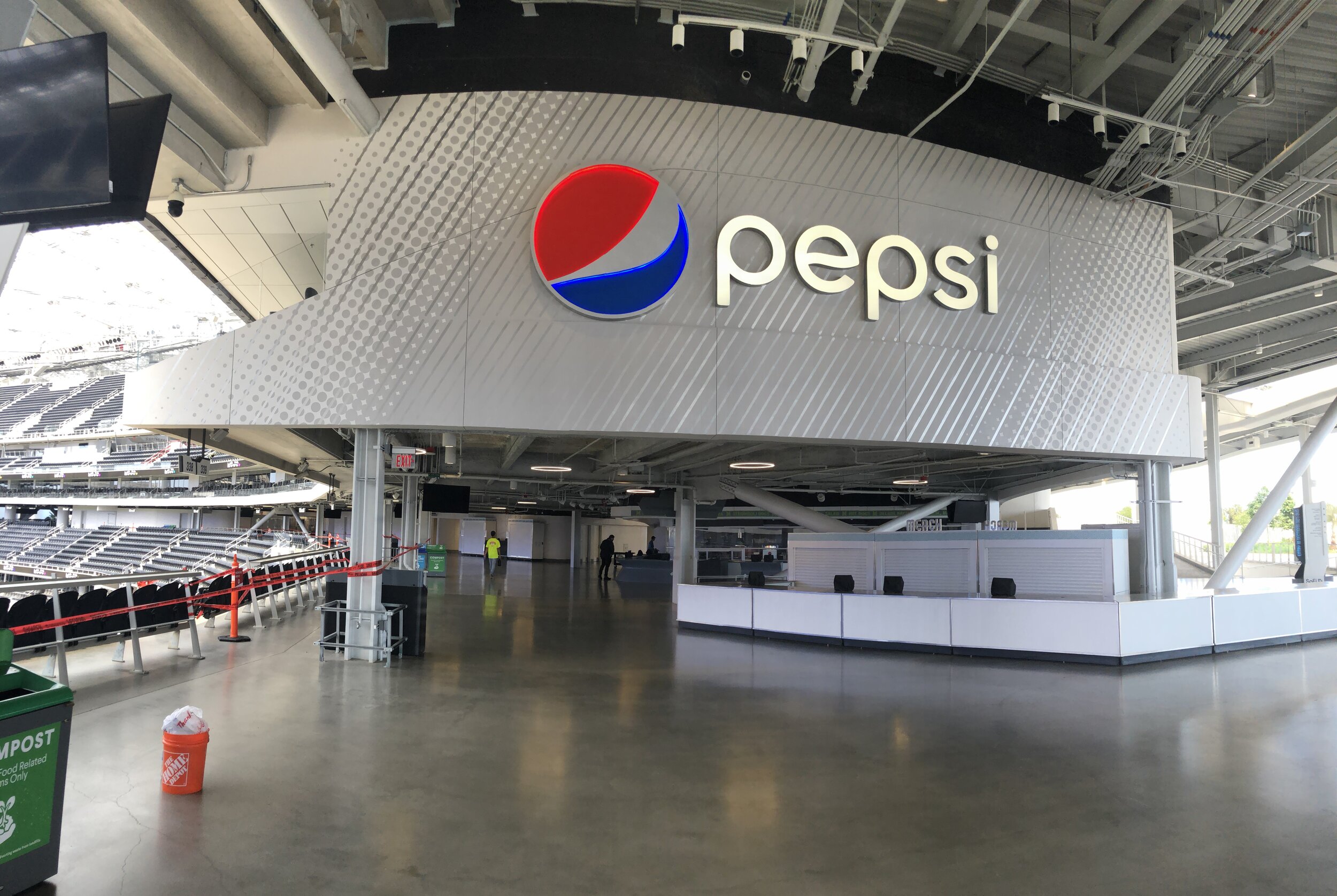 SERIES - SOFI STADIUM HAND PAINTED MURALS - PEPSI WALLS