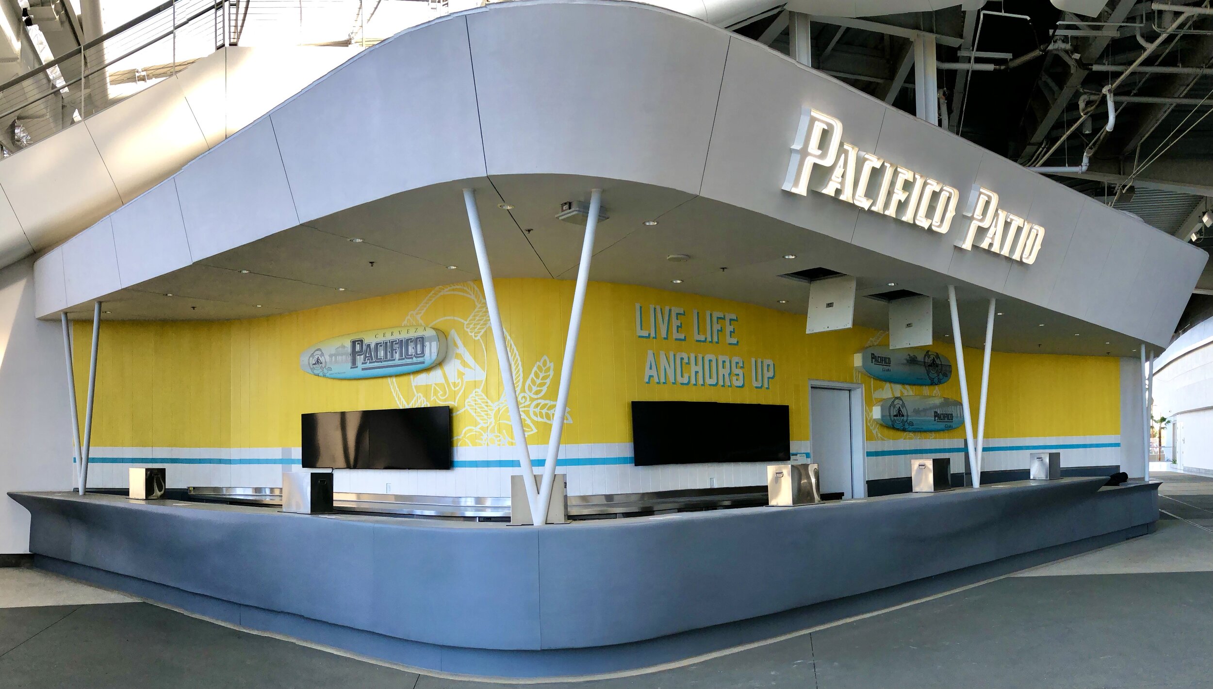 SERIES - SOFI STADIUM HAND PAINTED MURALS - PACIFICO PATIO