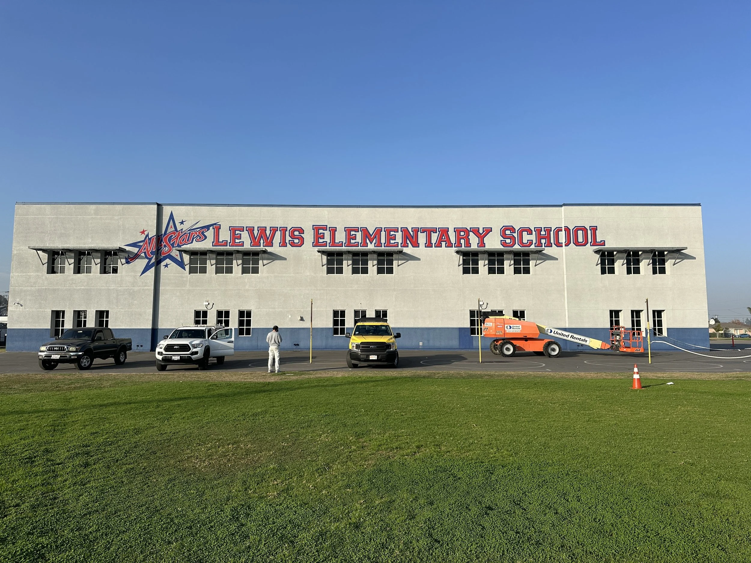 RECENT WORK - SCHOOL MURAL!