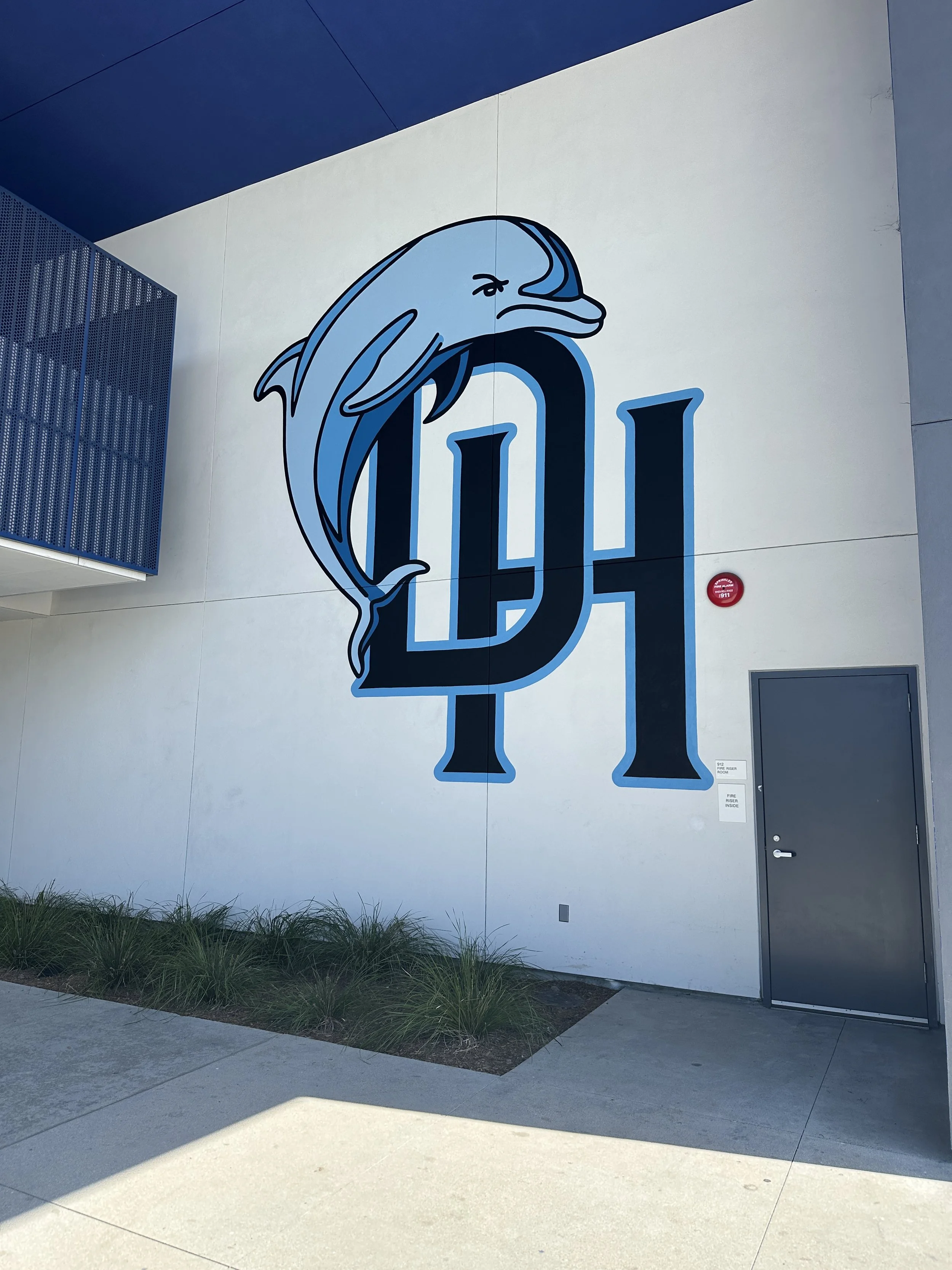 RECENT WORK - SCHOOL MURAL FOR DANA HILLS HIGH SCHOOL